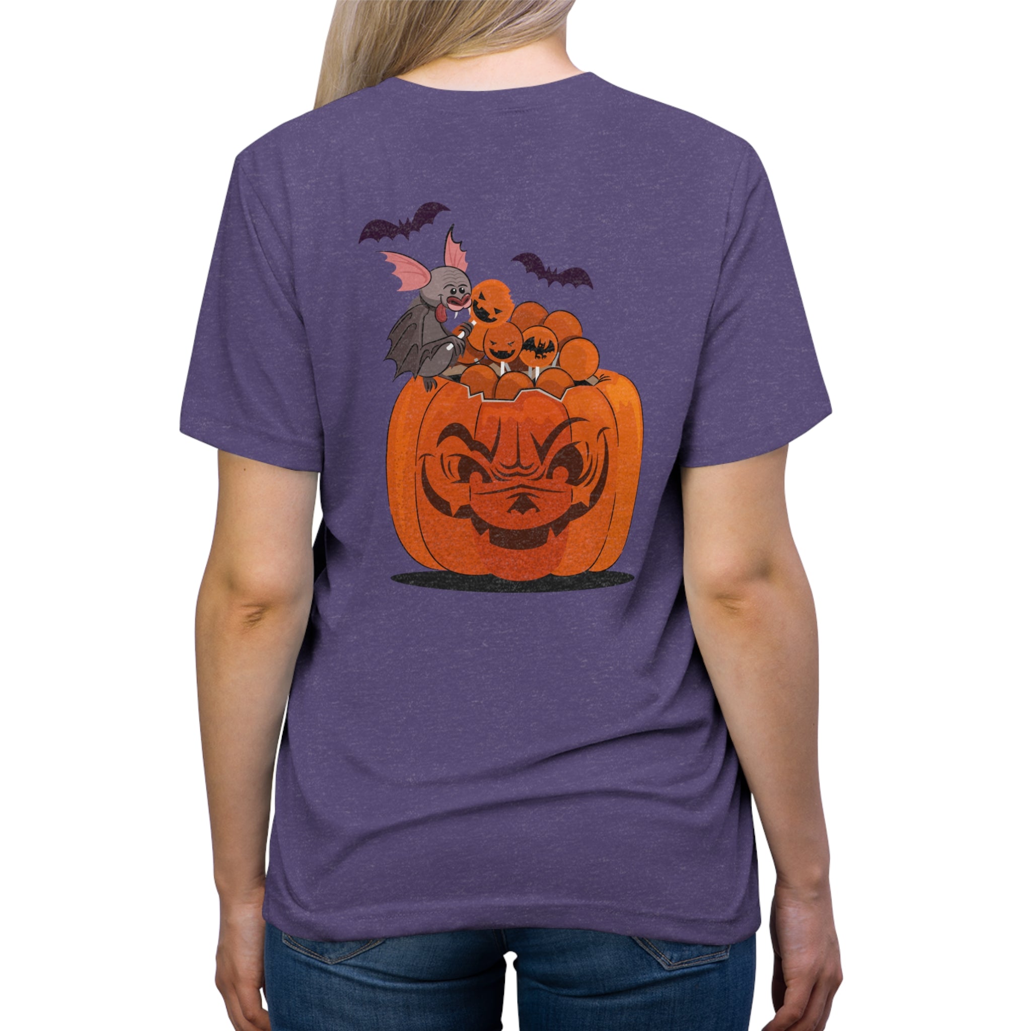 Halloween Trick or Treat | Unisex Triblend Tee