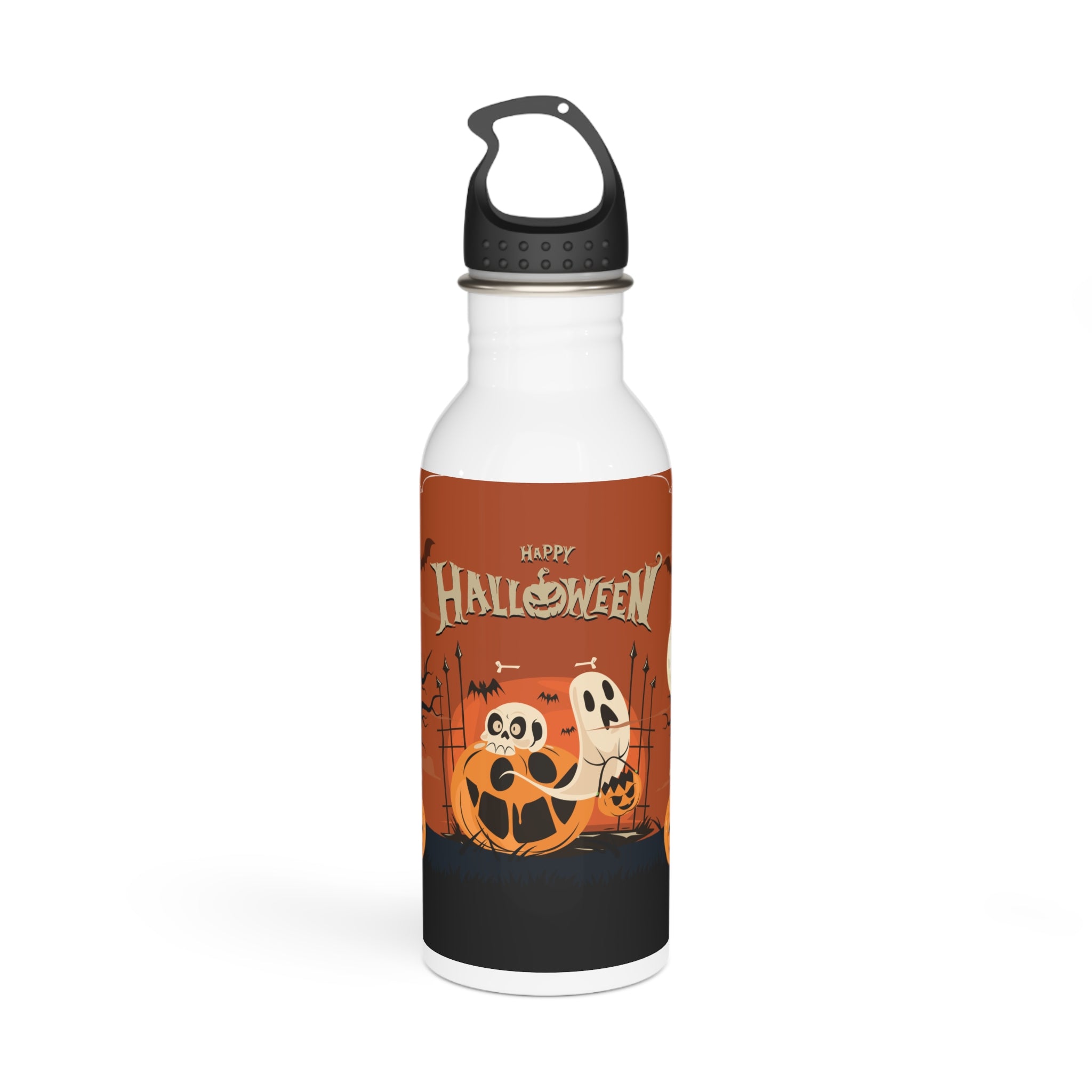 Happy Halloween with Pumpkin | Stainless Steel Water Bottle