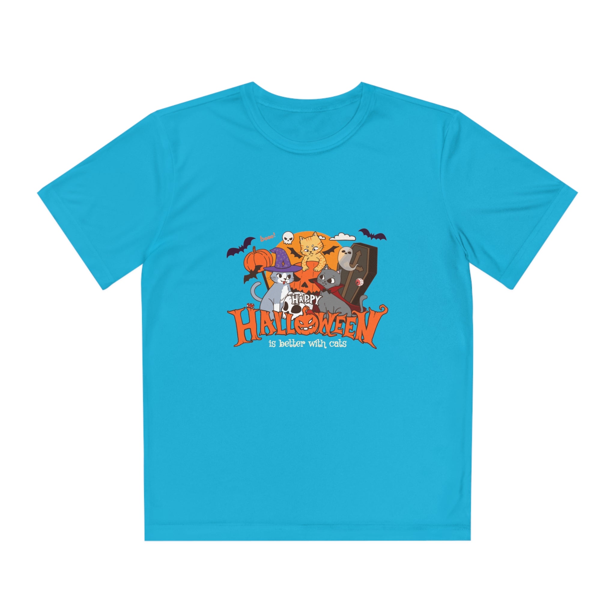 Halloween is Better with Cats | Youth Competitor Tee