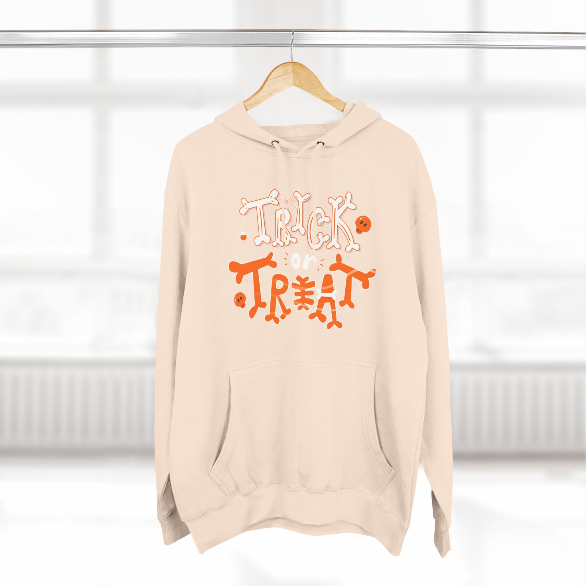 Halloween Trick or Treat | Three-Panel Fleece Hoodie