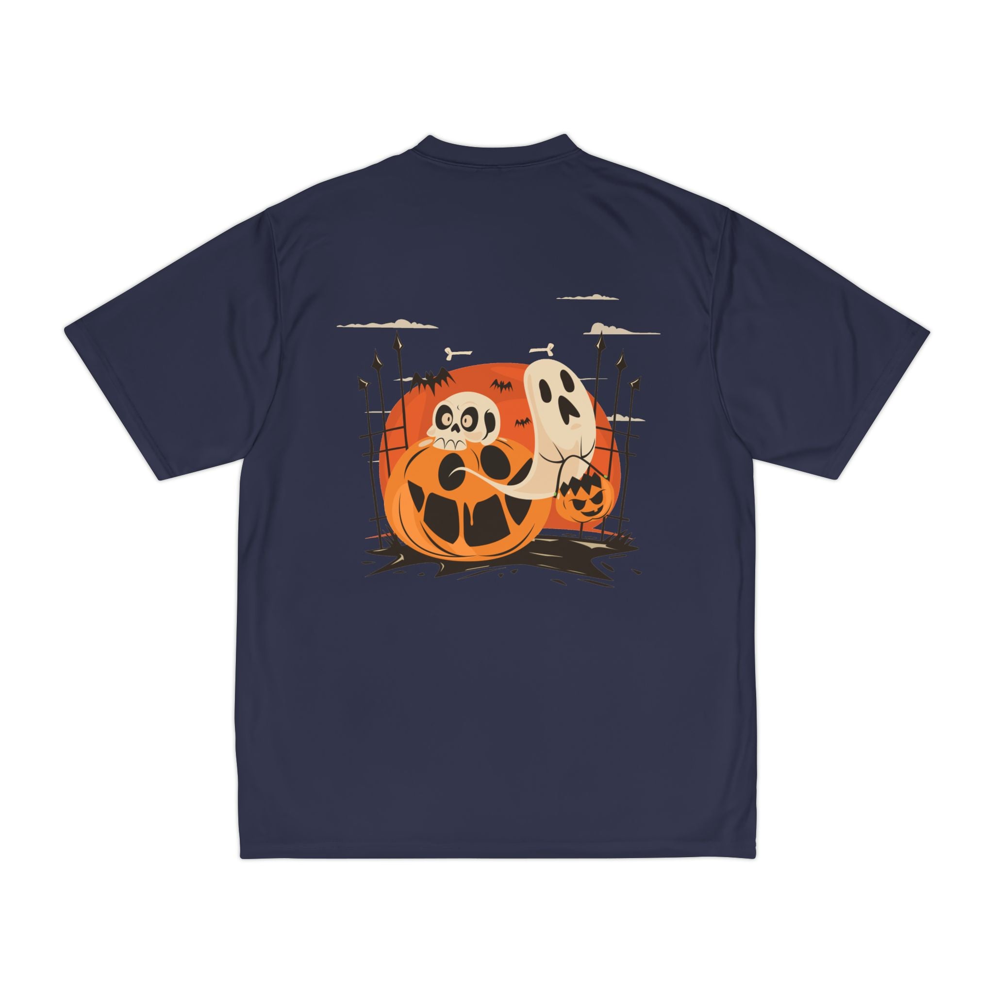 Halloween with Pumpkins | Men's Performance T-Shirt
