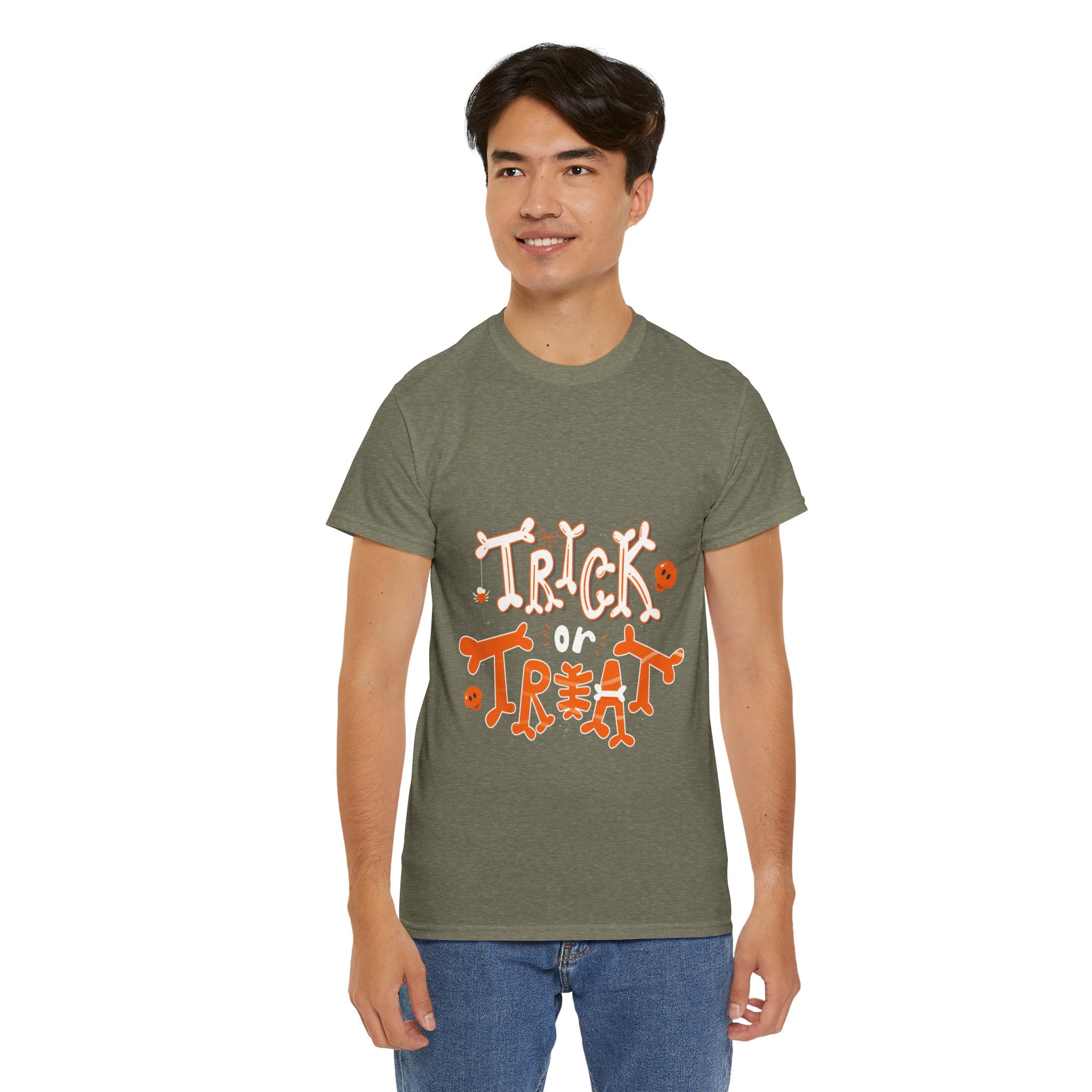 Halloween Trick or Treat | Unisex Heavy Cotton Tee