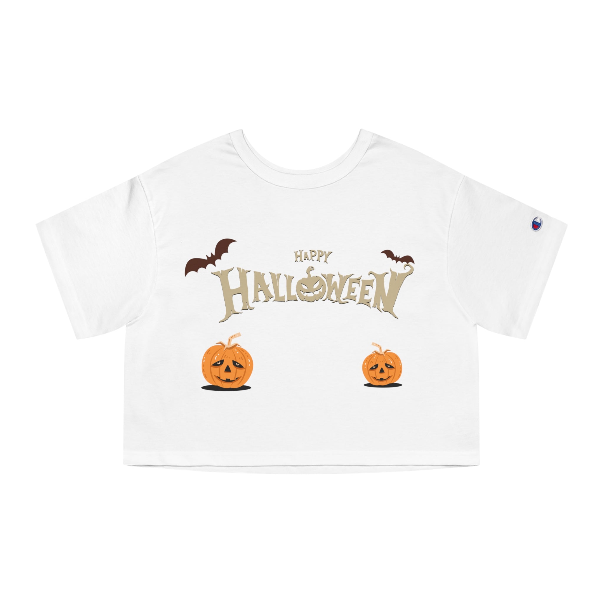 Halloween with Pumpkins | Champion Women's Heritage Cropped T-Shirt