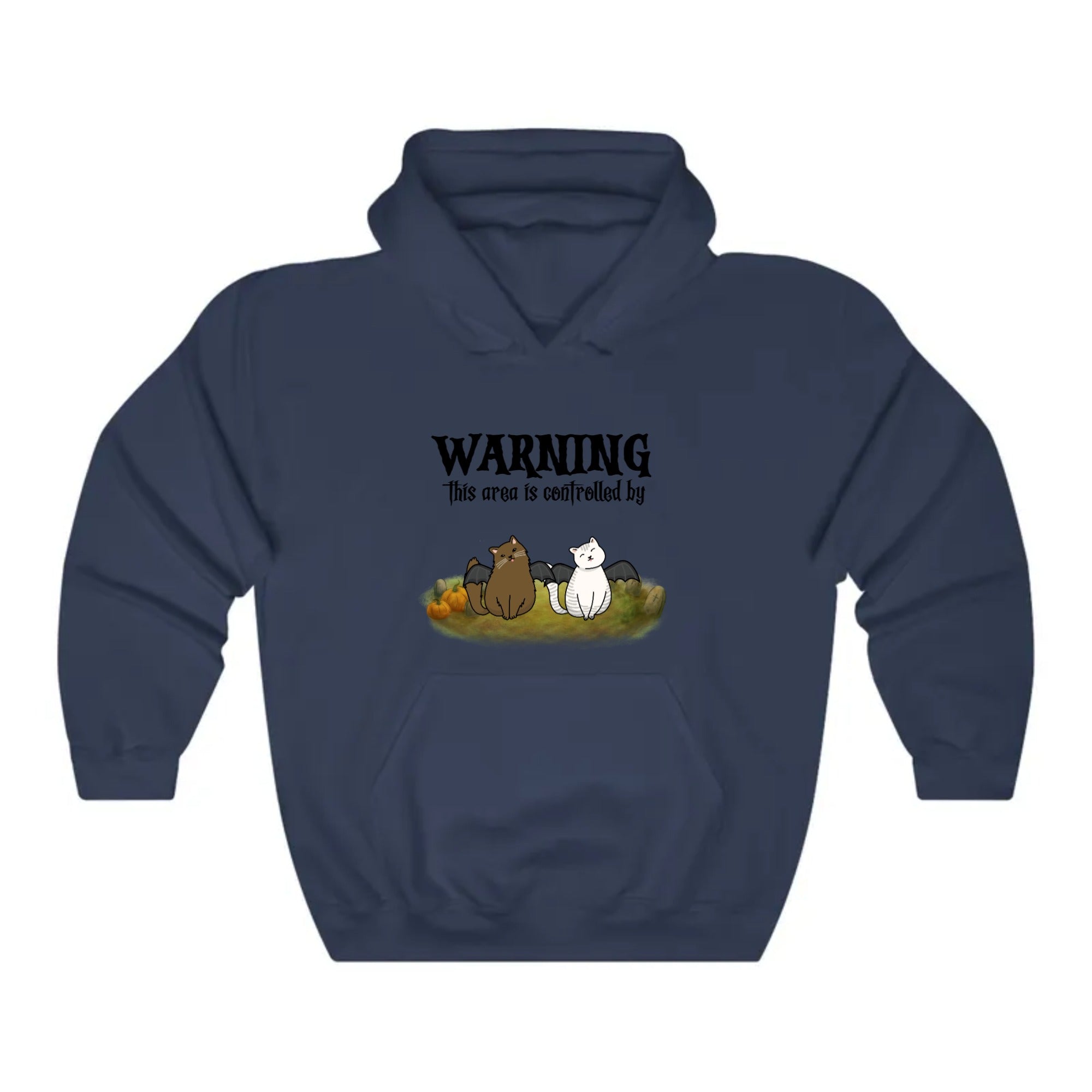Warning this area is controlled by | Unisex Heavy Blend Hooded Sweatshirt