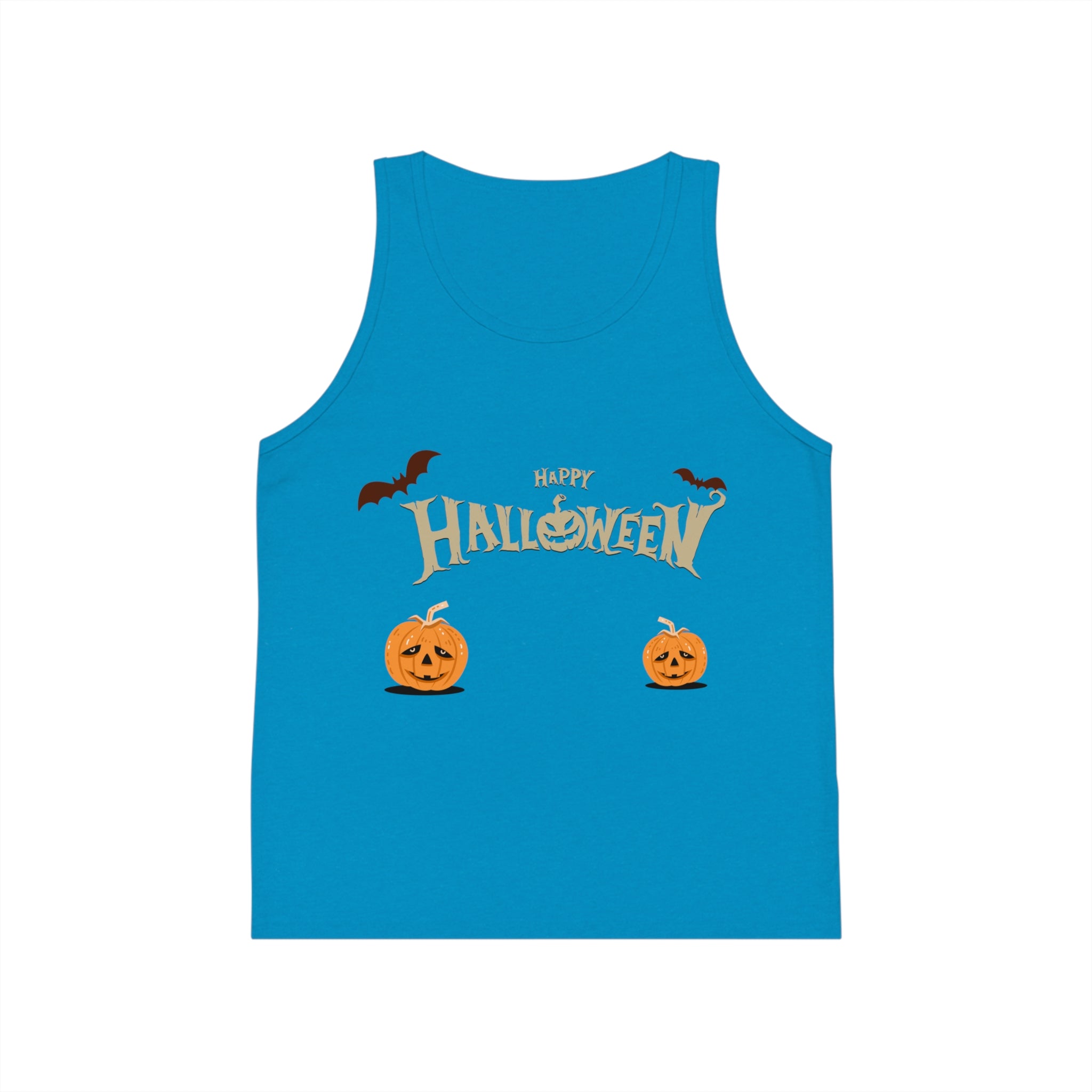 Halloween with Bats | Kid's Jersey Tank Top