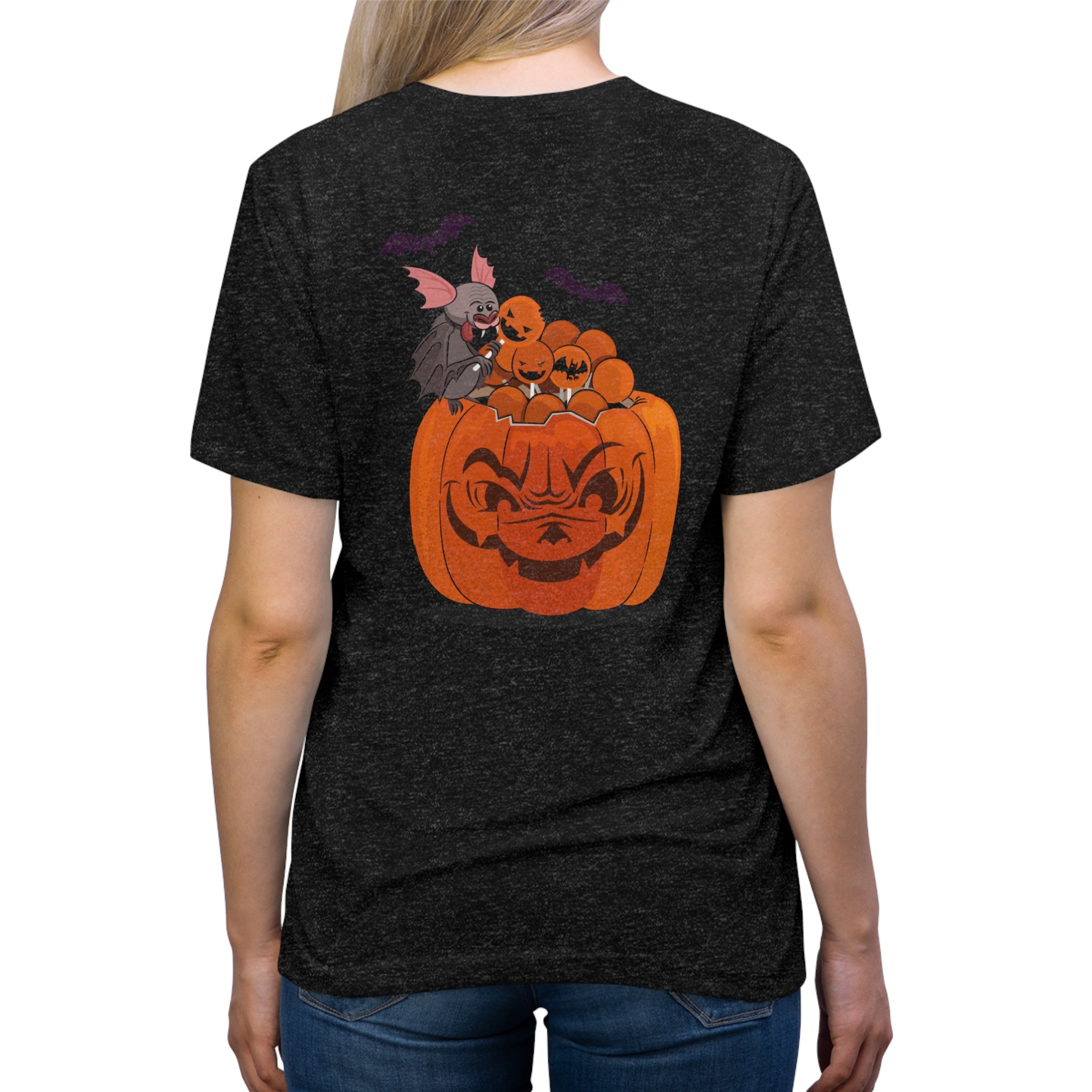 Halloween Trick or Treat | Unisex Triblend Tee