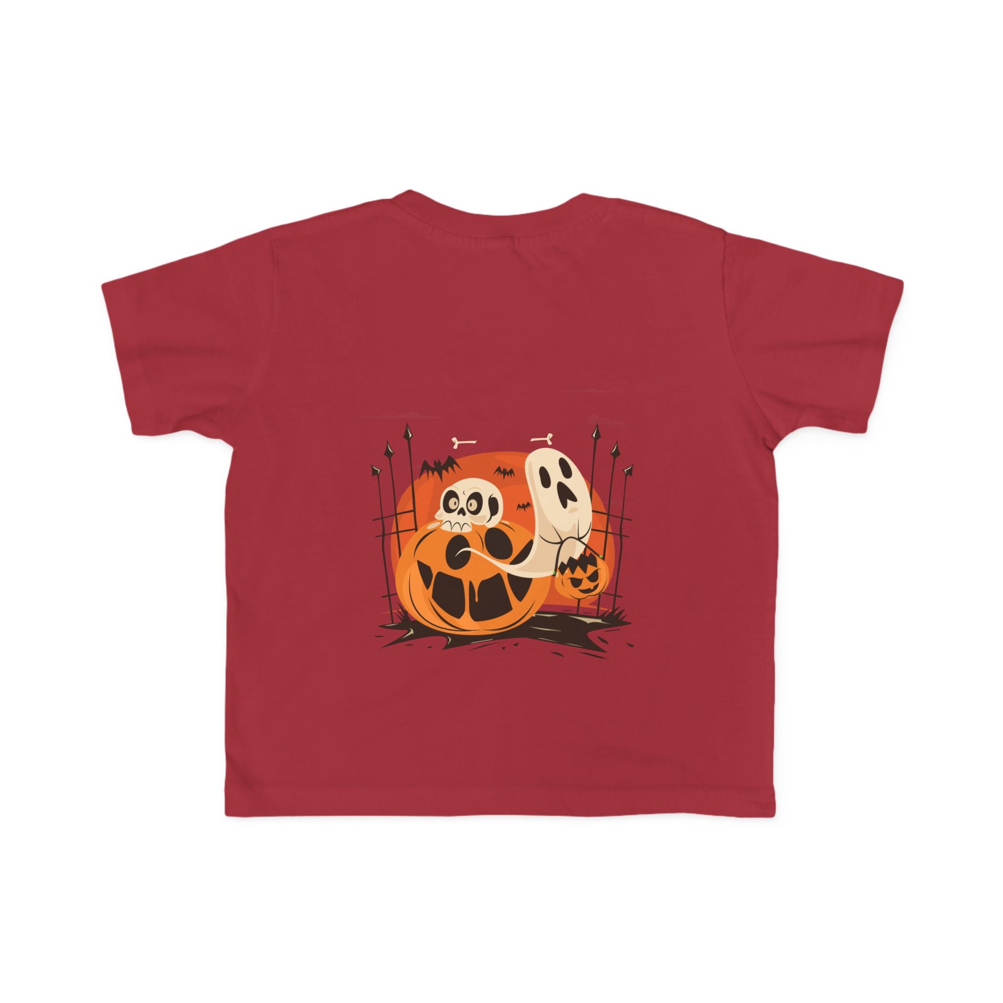 Halloween with Pumpkins | Toddler's Fine Jersey Tee