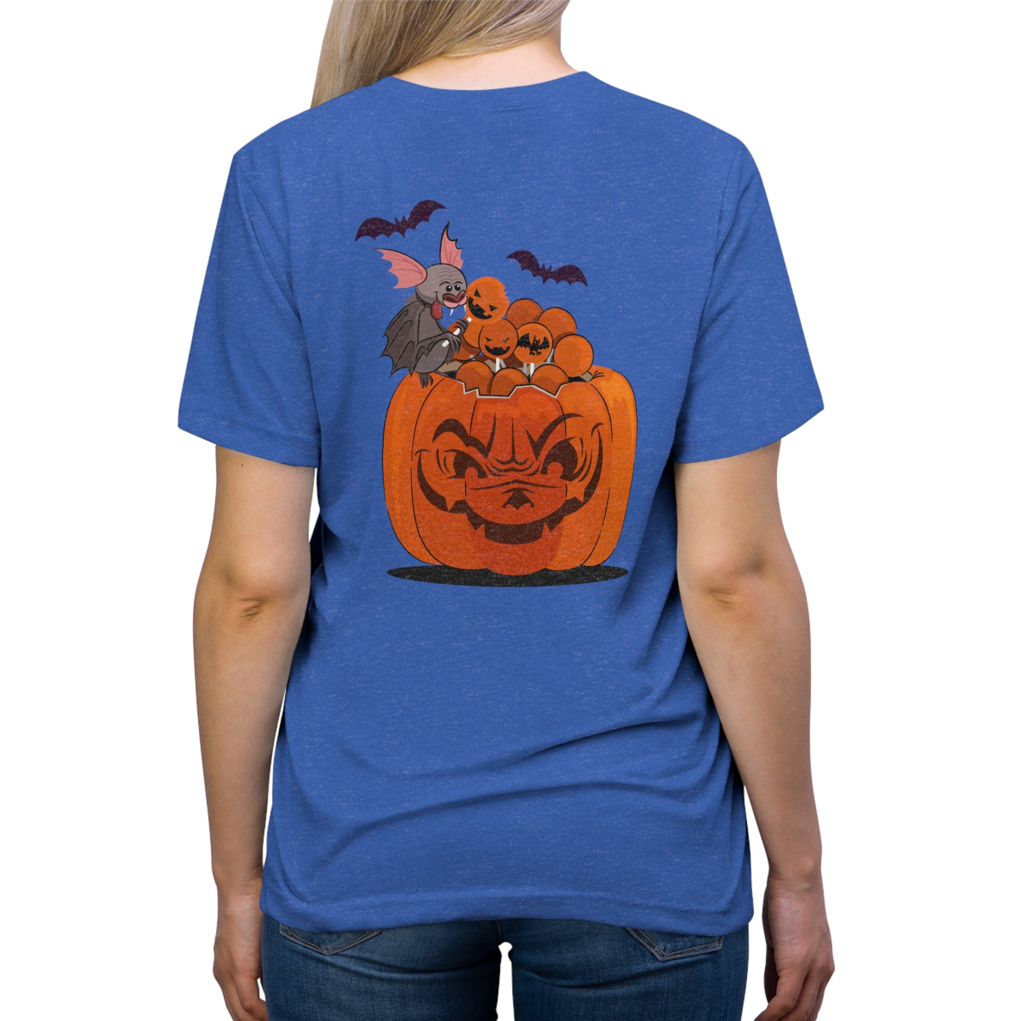 Halloween Trick or Treat | Unisex Triblend Tee