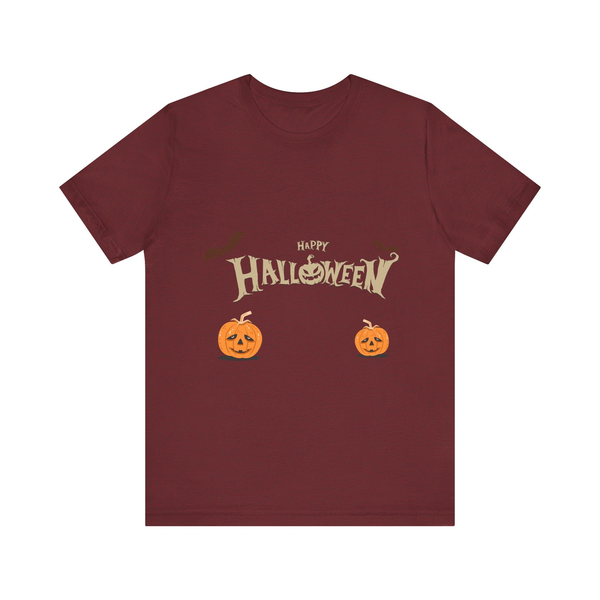 Halloween with Pumpkins | Unisex Jersey Short Sleeve Tee