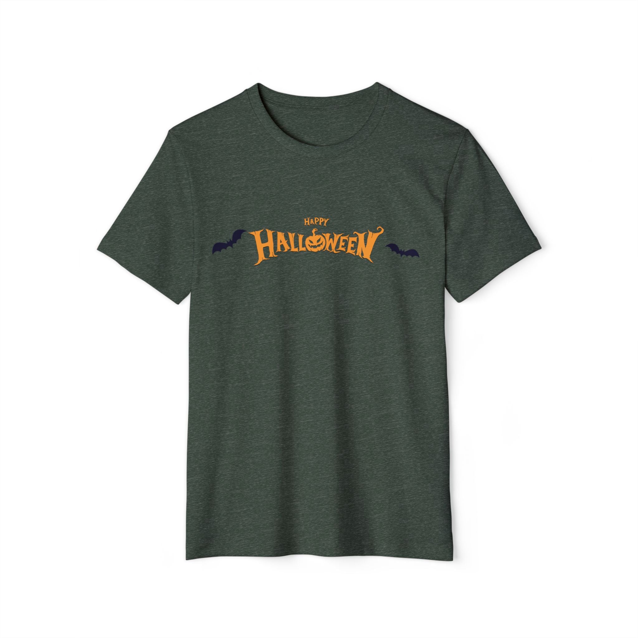 Halloween with Bats | Unisex Recycled Organic T-Shirt