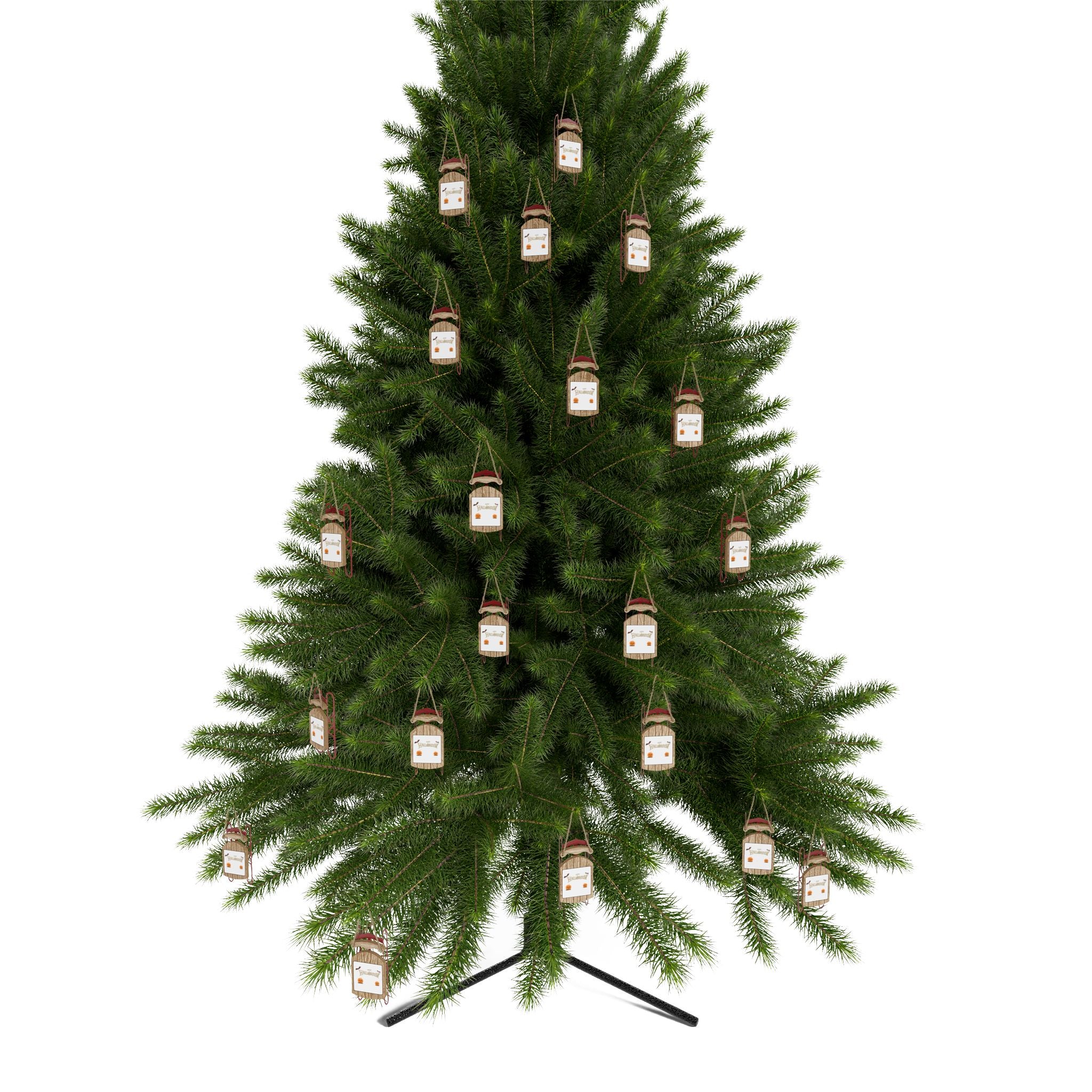 Happy Halloween with Pumpkin | Sled Ornaments