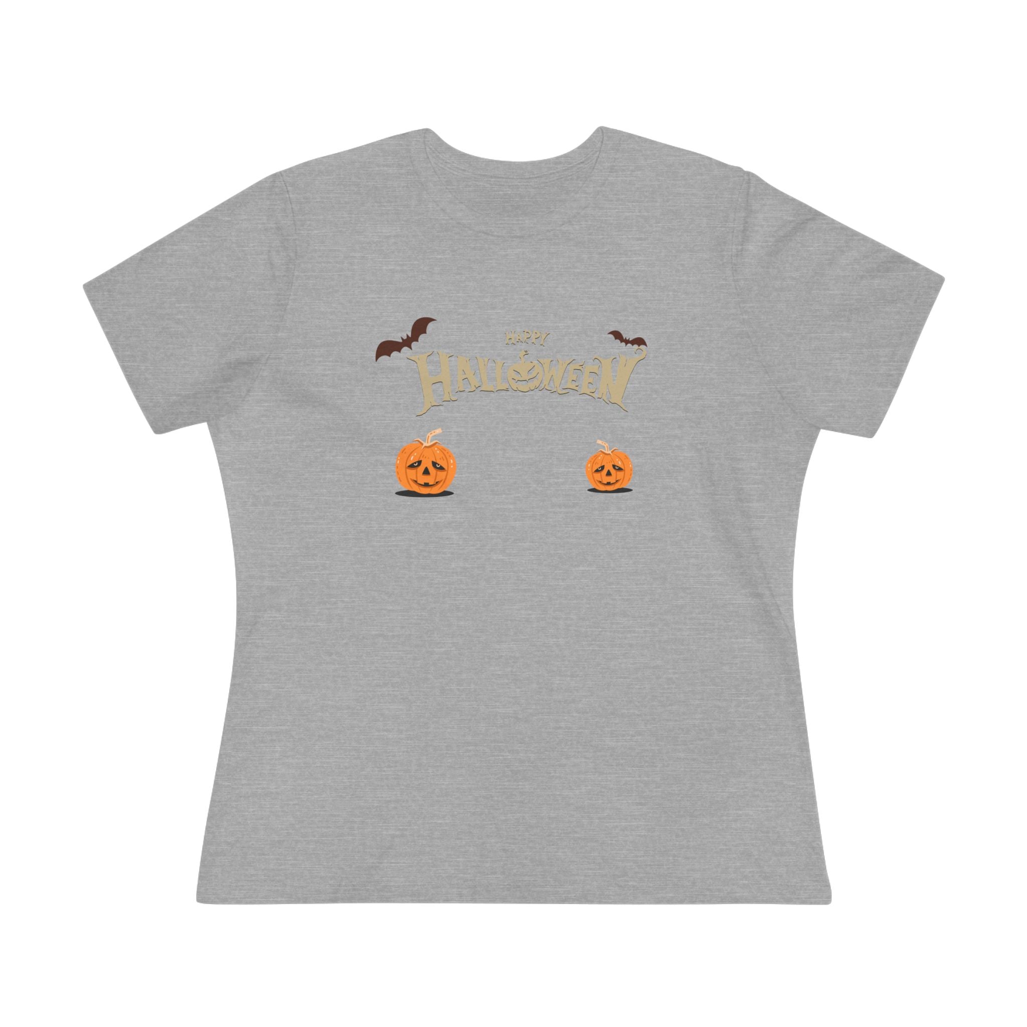 Halloween with Pumpkins | Women's Cotton Tee