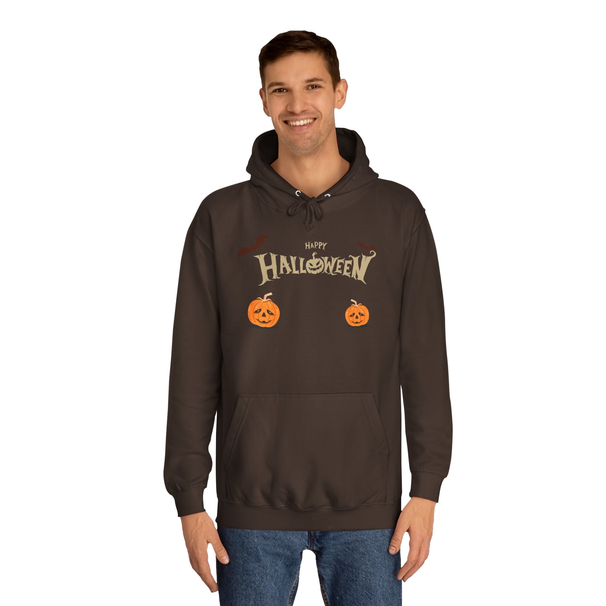 Halloween with Pumpkins | Unisex College Hoodie