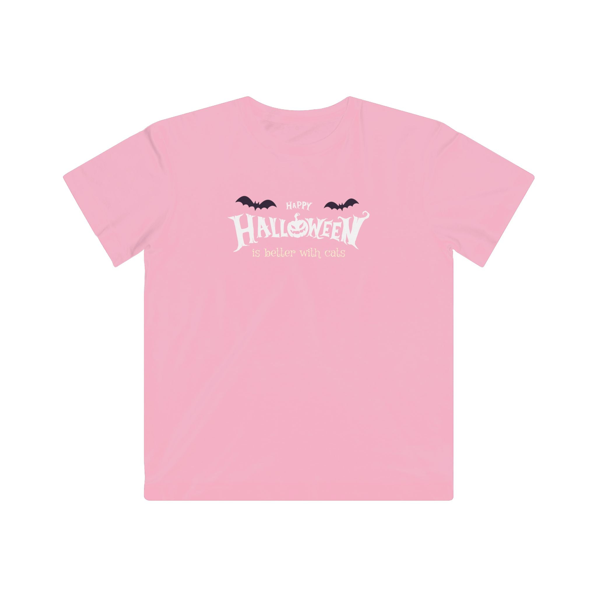 Halloween with Witch's Cats | Kids Fine Jersey Tee