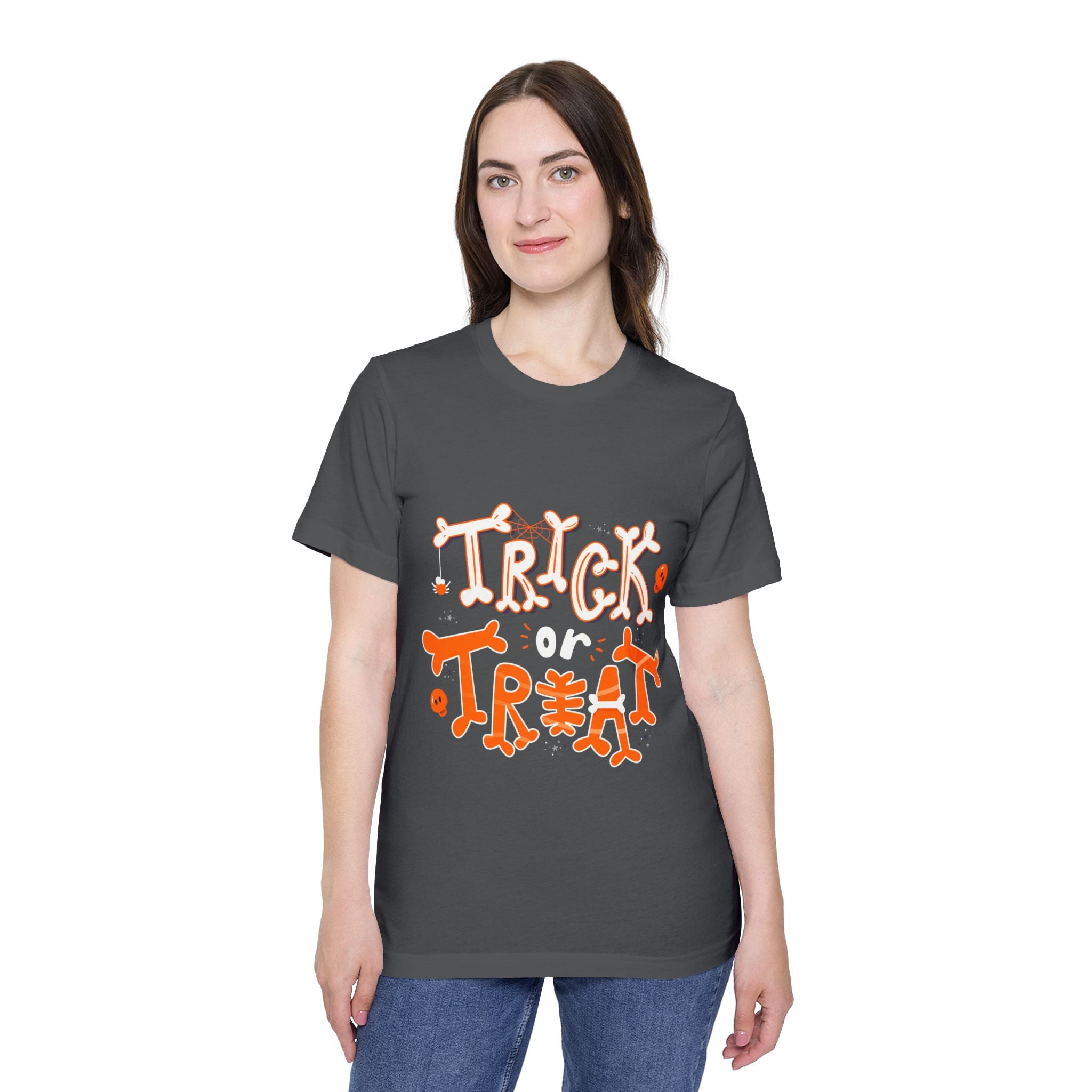 Halloween Trick or Treat | USA-Made Unisex Short-Sleeve Jersey T-Shirt