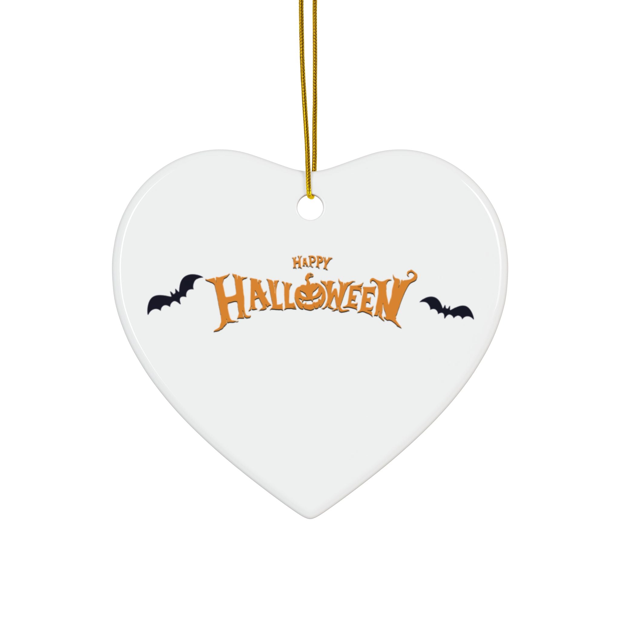 Halloween with Bats | Ceramic Ornaments