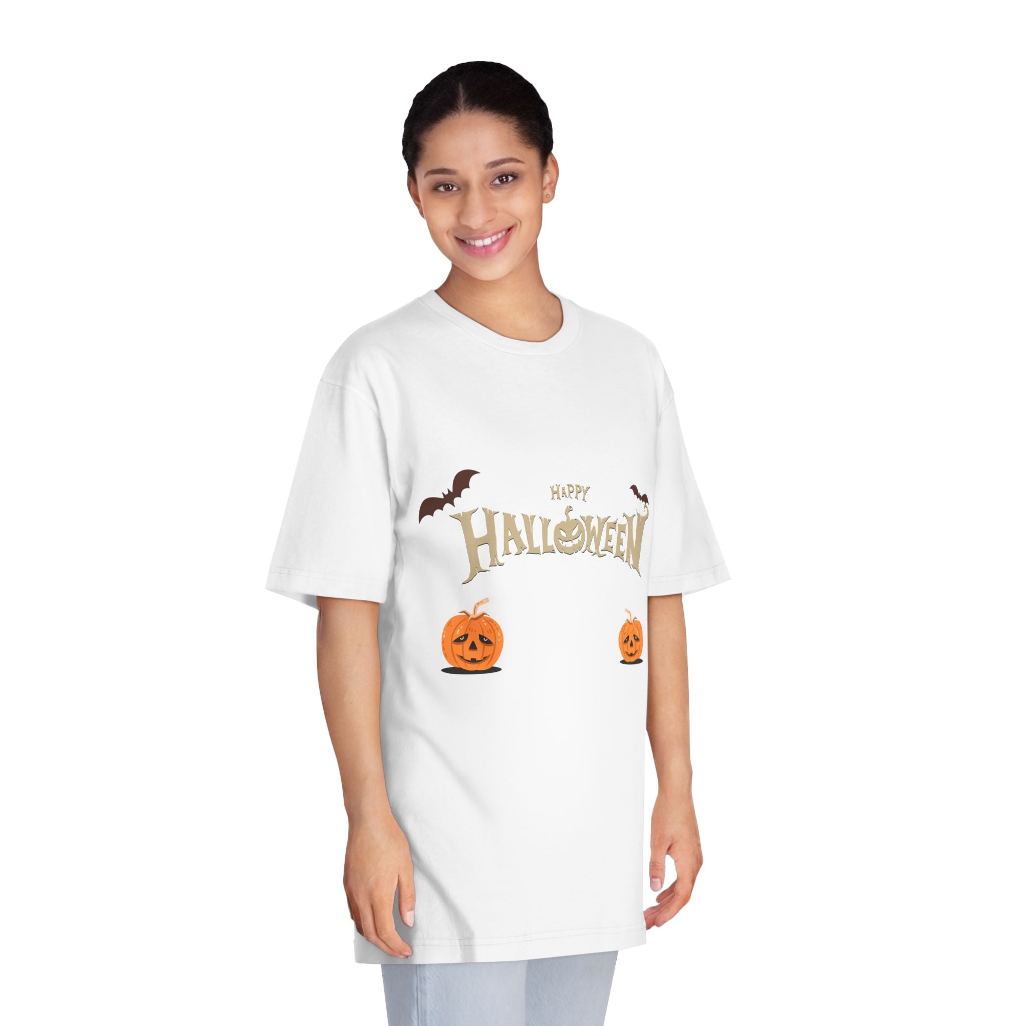 Halloween with Pumpkins | Unisex Classic Crewneck T-Shirt