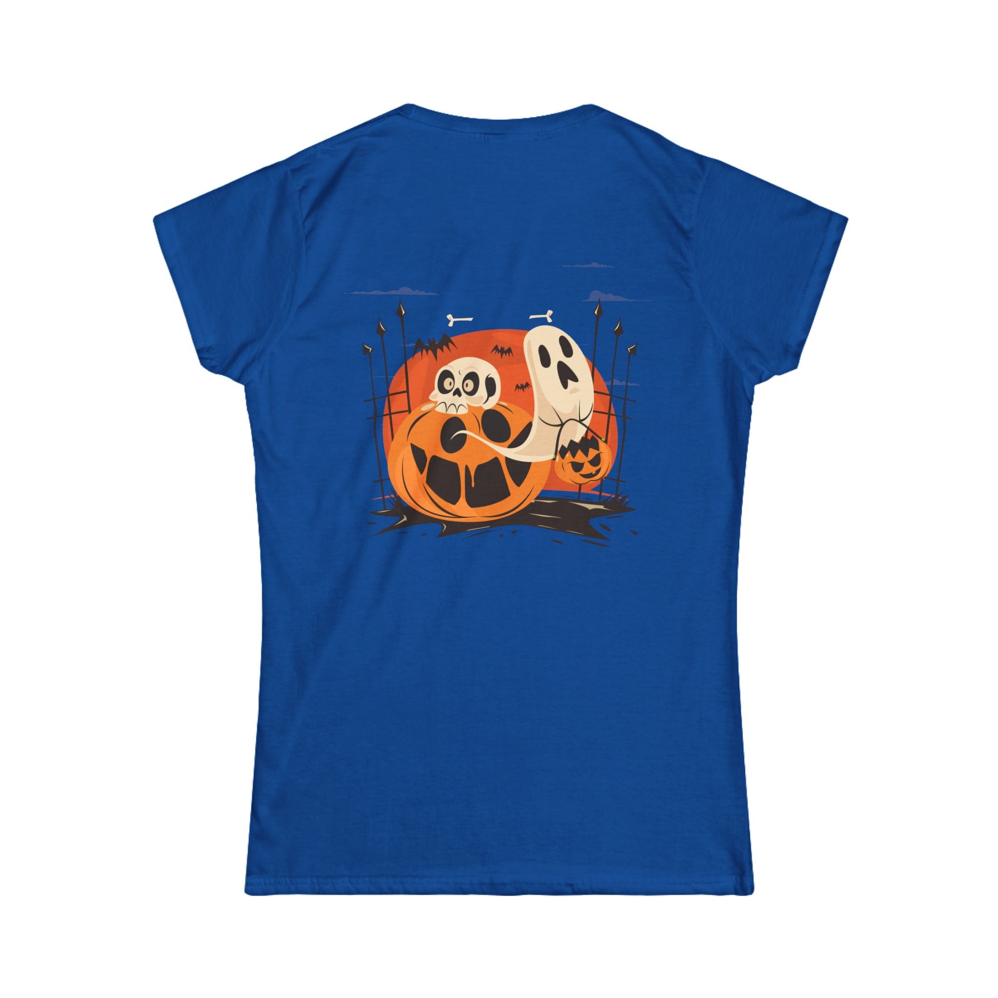 Halloween with Pumpkins | Women's Softstyle Tee
