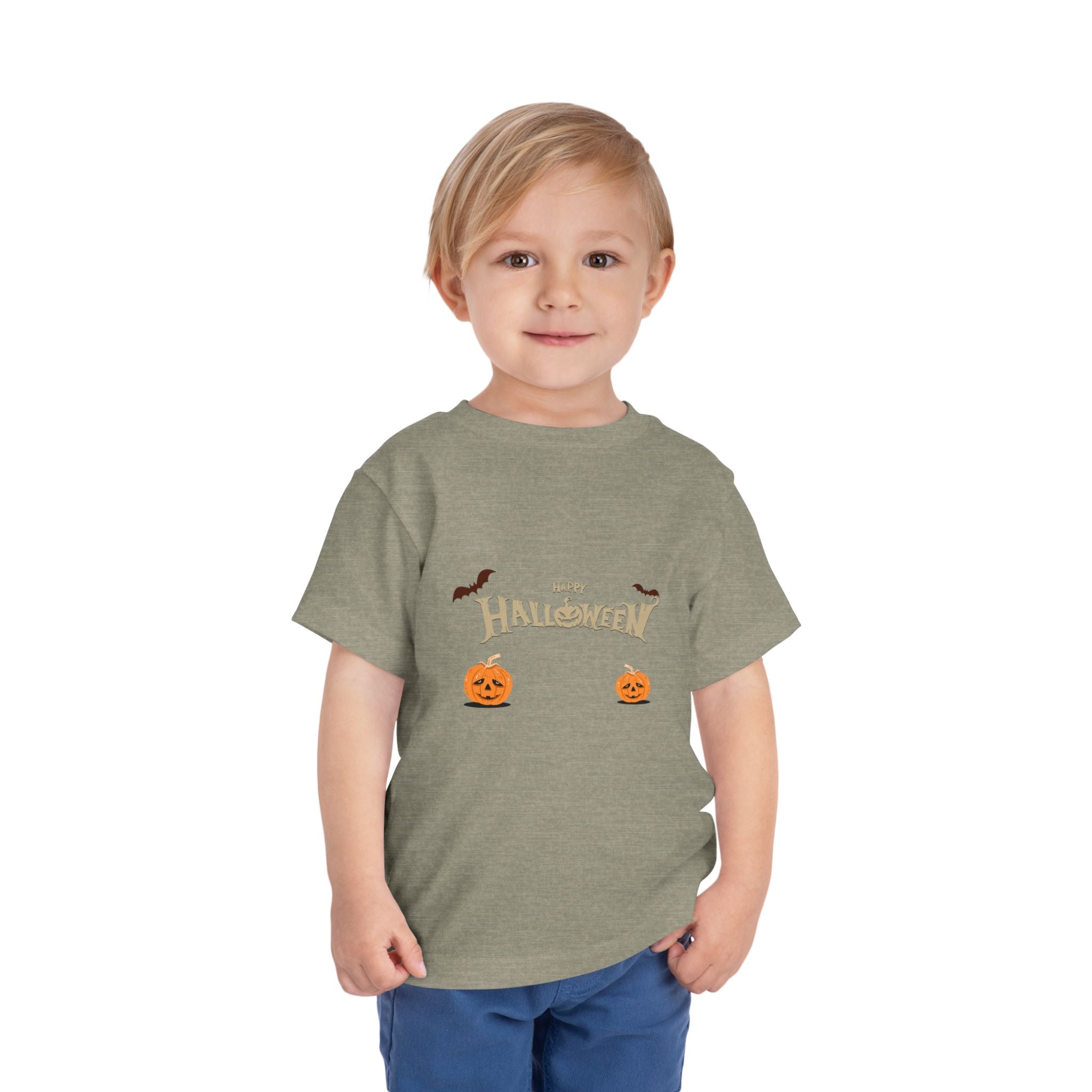 Halloween with Pumpkins | Toddler Short Sleeve Tee