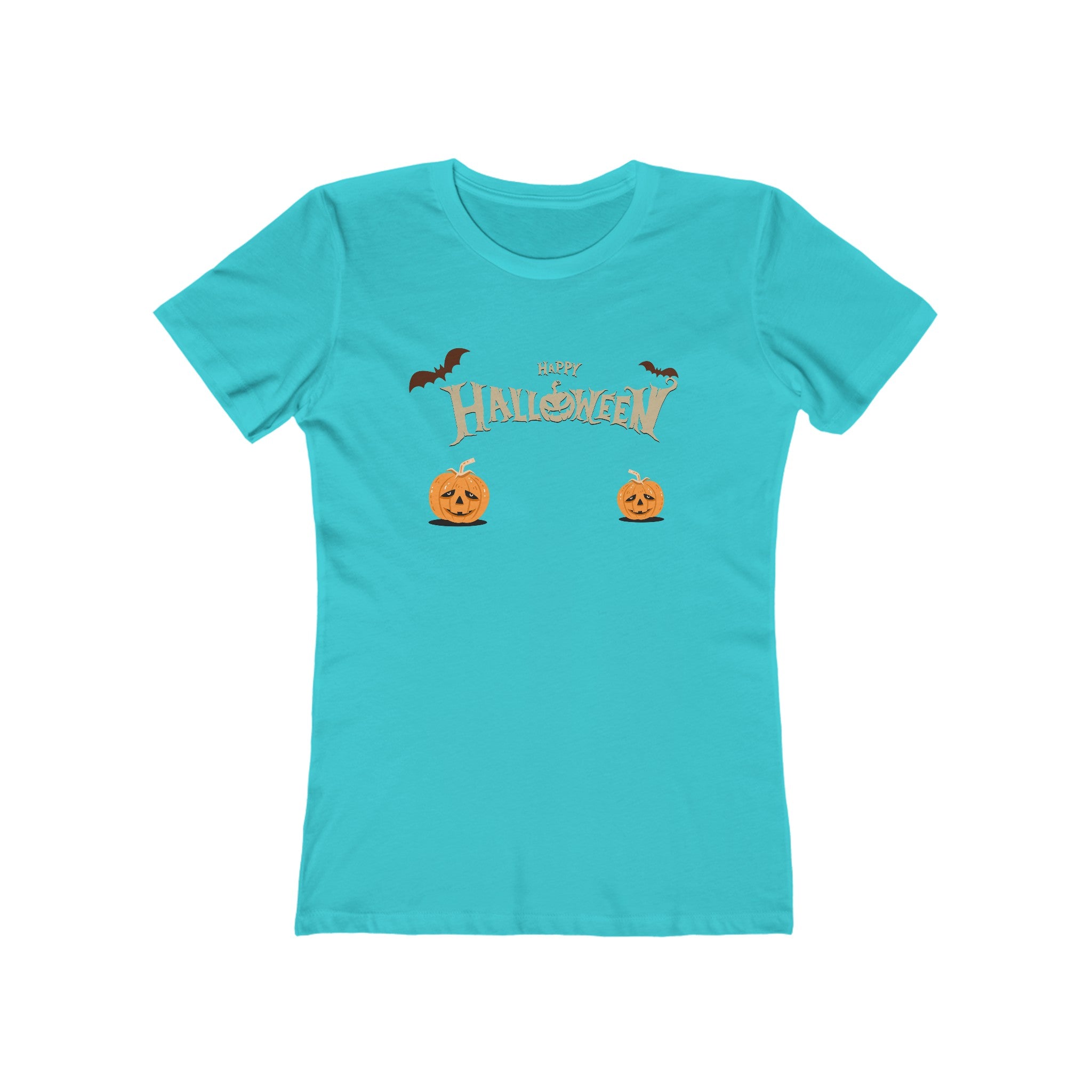 Halloween with Pumpkins | The Boyfriend Tee for Women