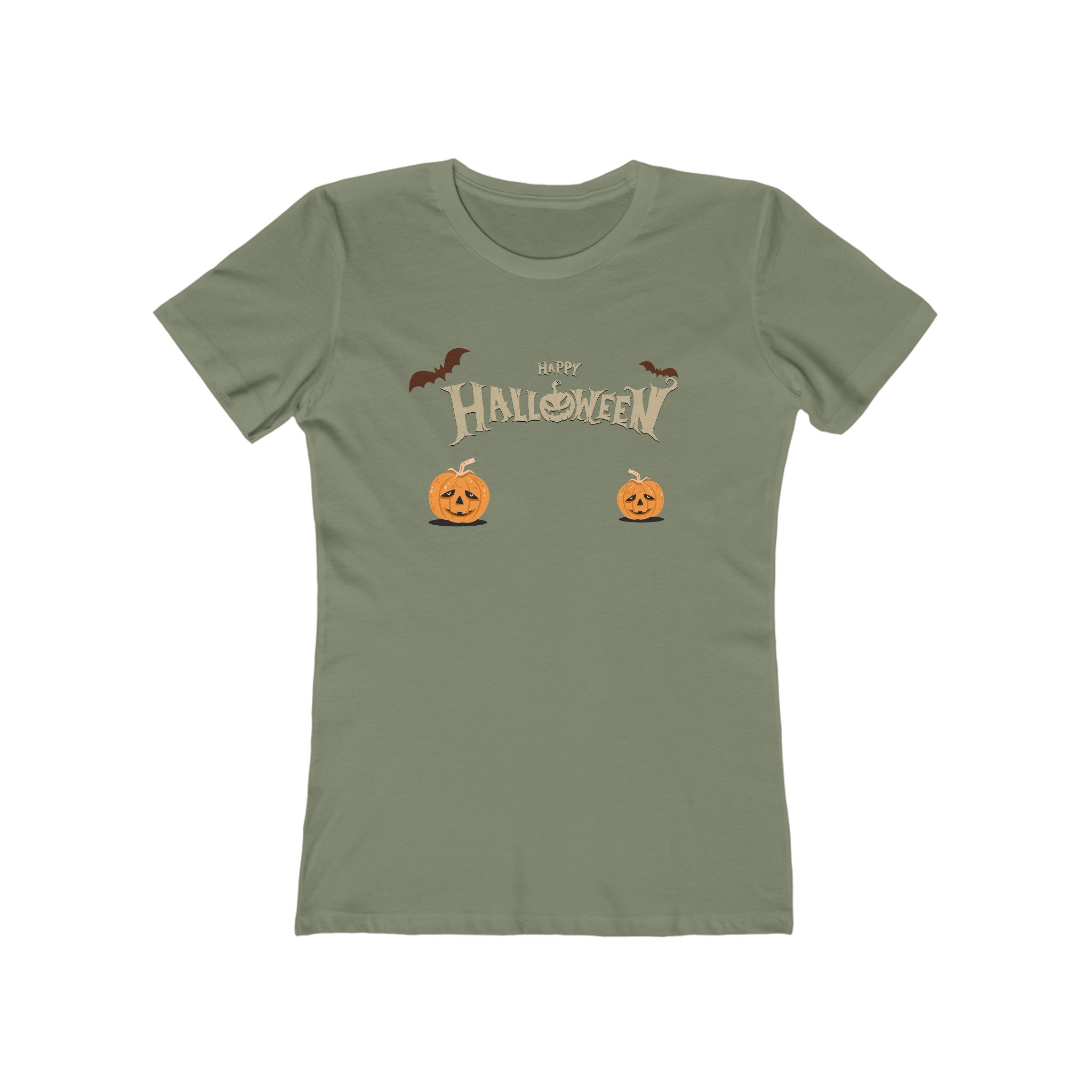Halloween with Pumpkins | The Boyfriend Tee for Women