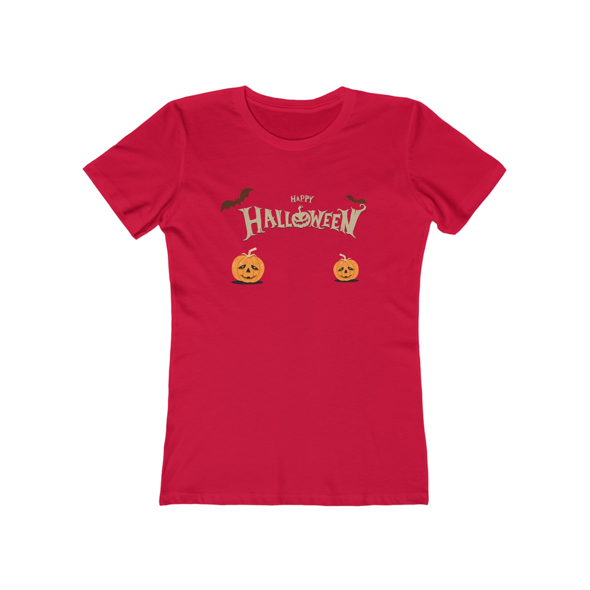 Halloween with Pumpkins | The Boyfriend Tee for Women