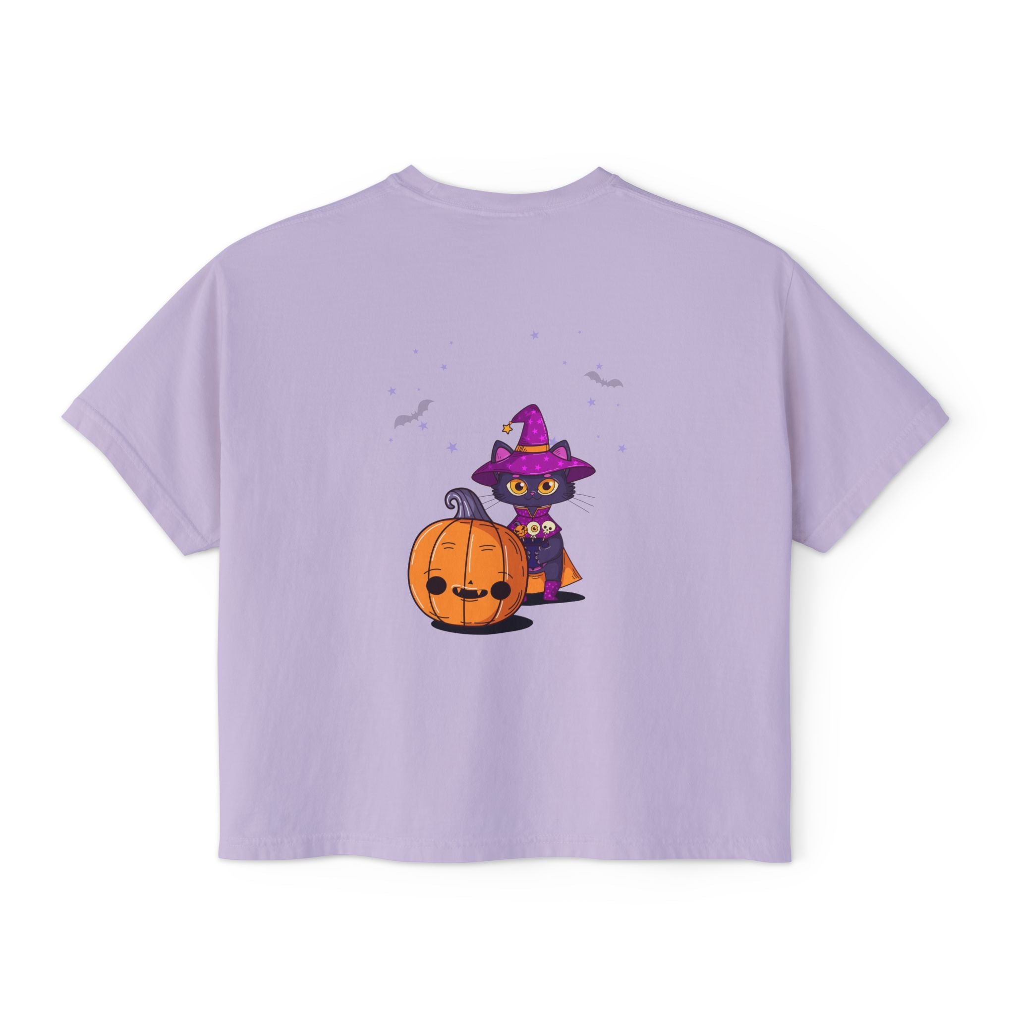 Halloween with Witch's Cats | Women's Boxy Tee