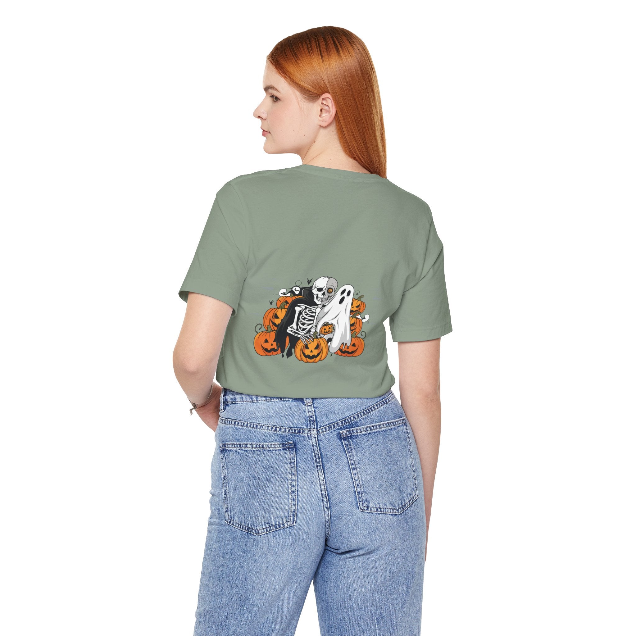 Halloween with Bats | Unisex Jersey Short Sleeve Tee