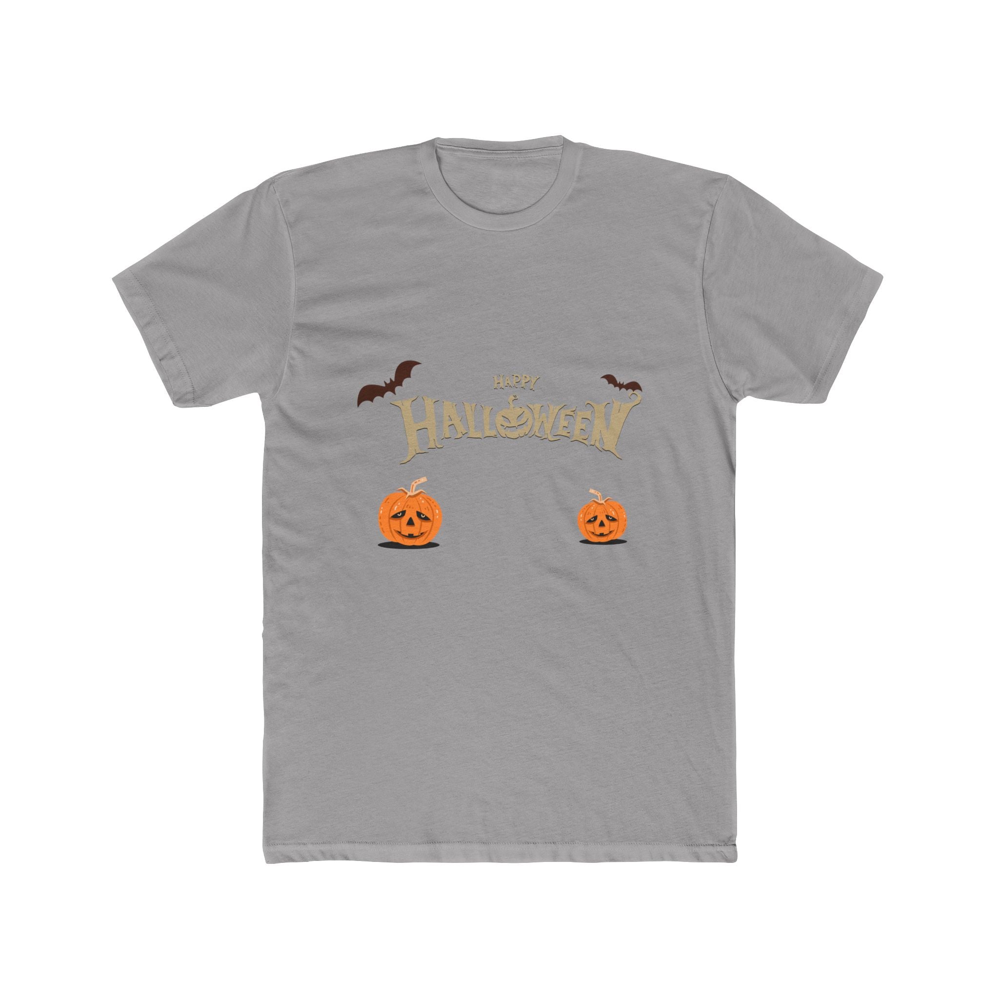 Halloween with Pumpkins | Unisex Cotton Crew Tee