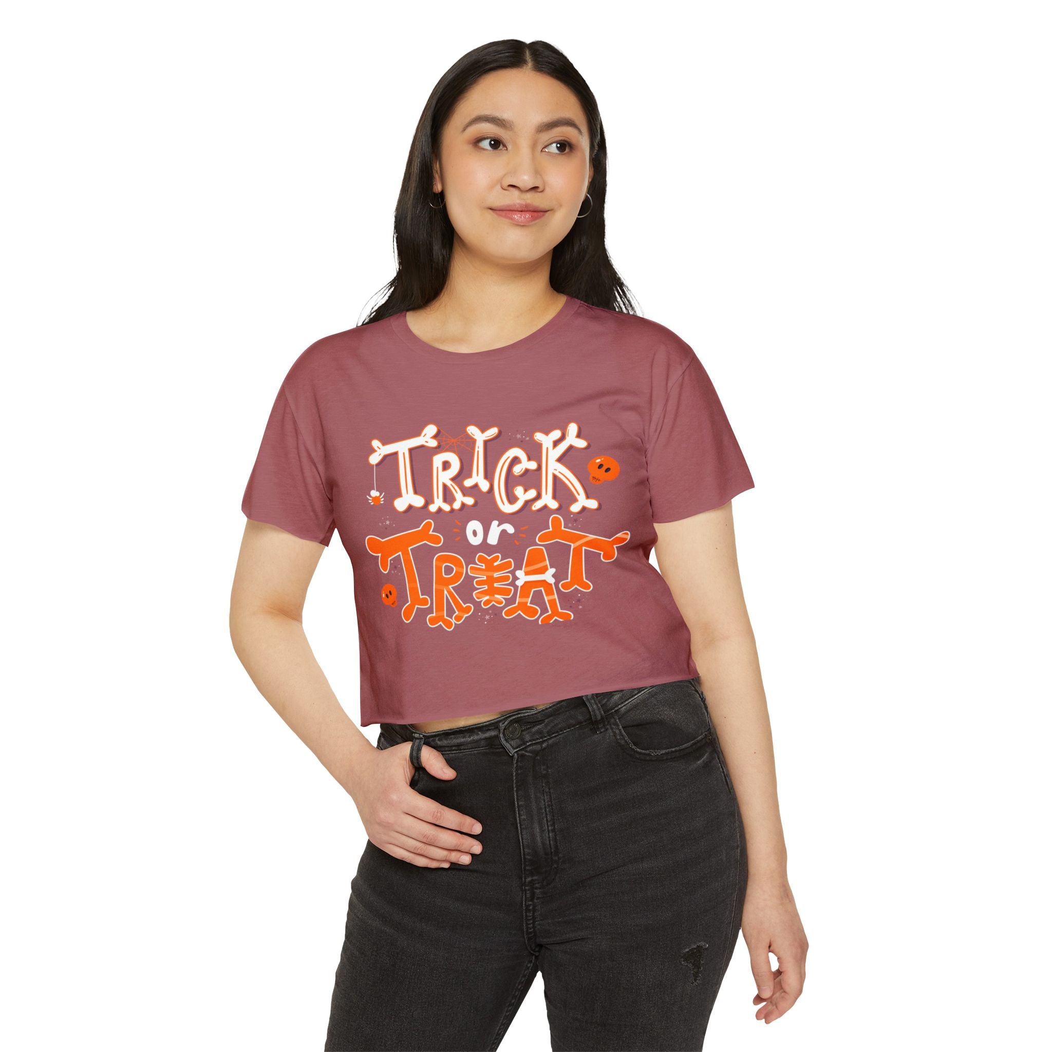 Halloween Trick or Treat | Women's Festival Crop Top