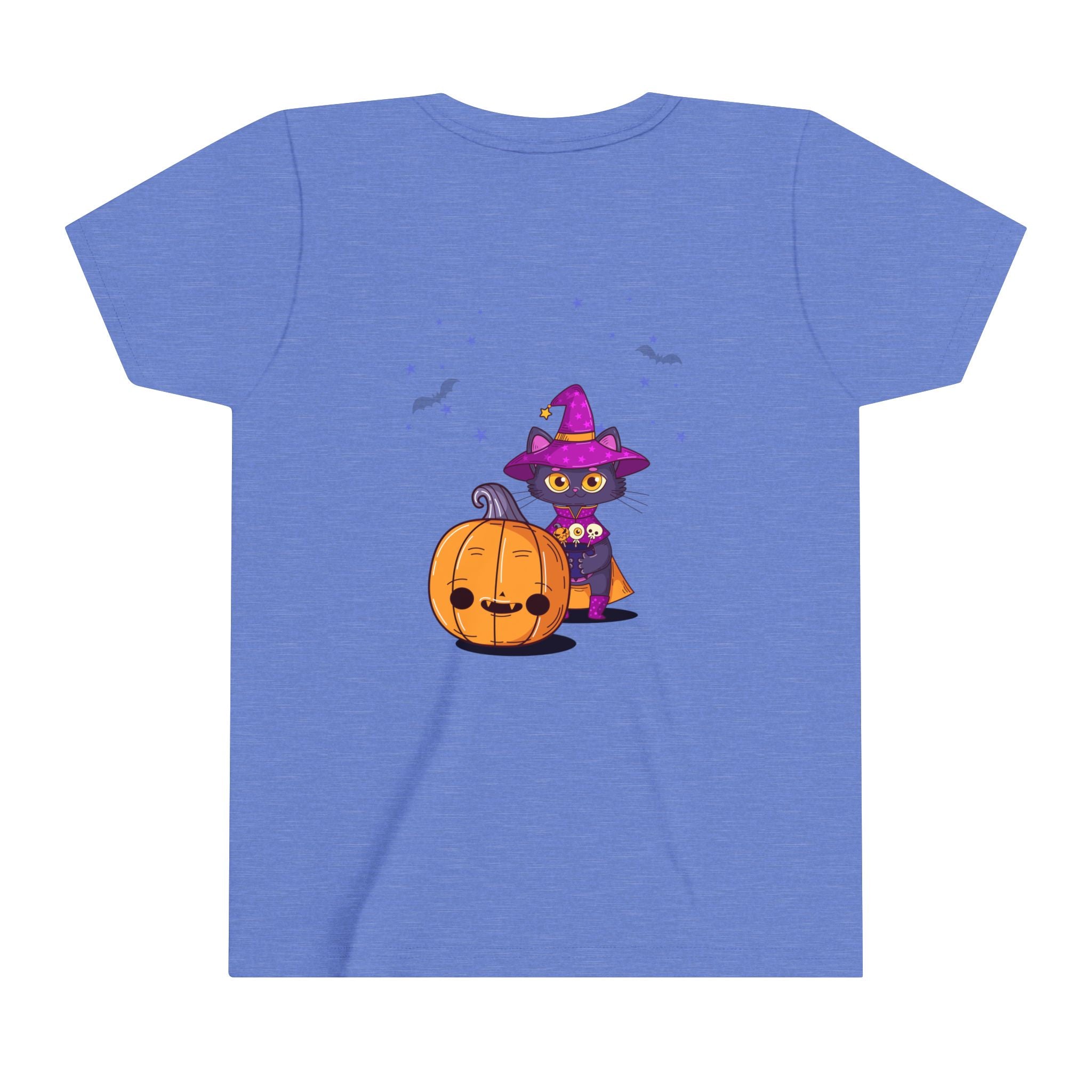 Halloween with Witch's Cats | Youth Short Sleeve Tee