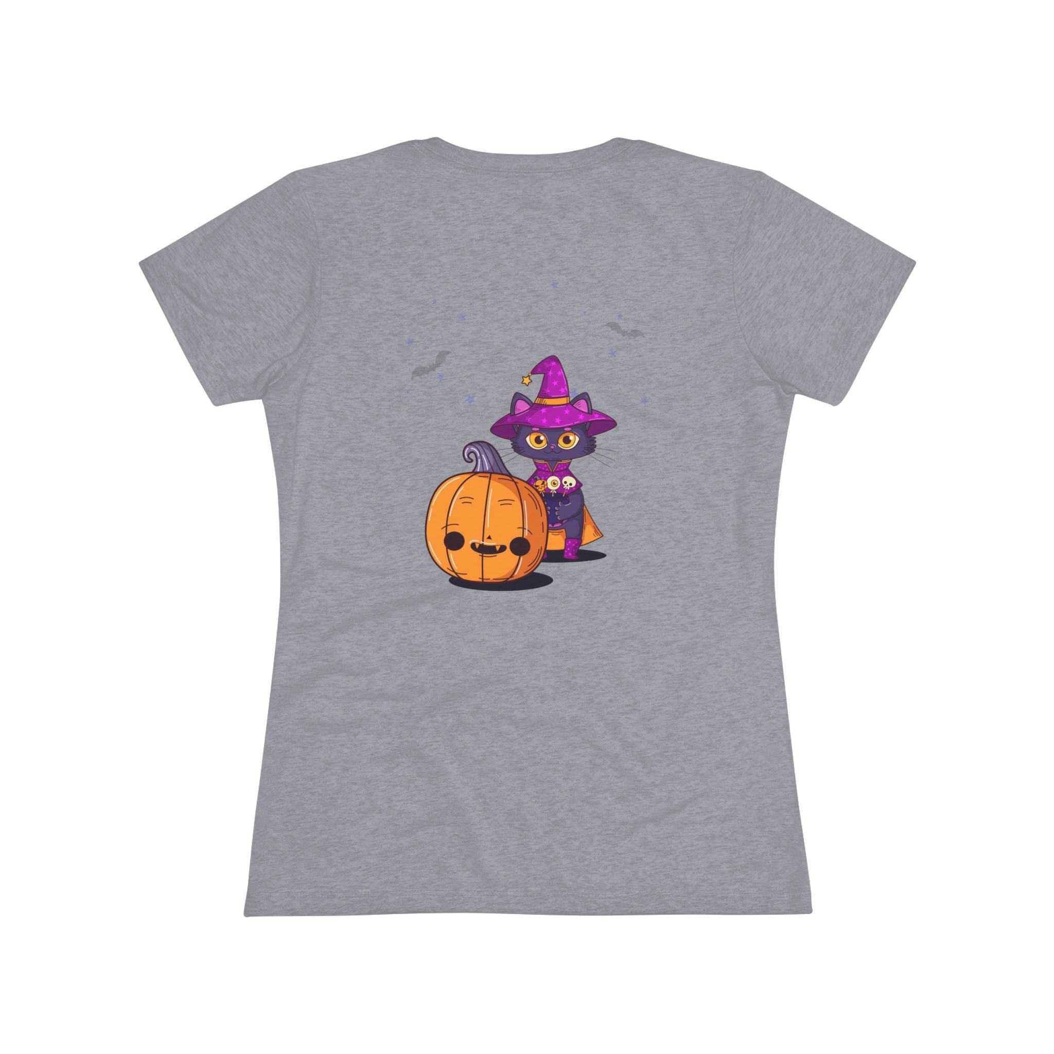 Halloween with Witch's Cats | Women's Triblend Tee