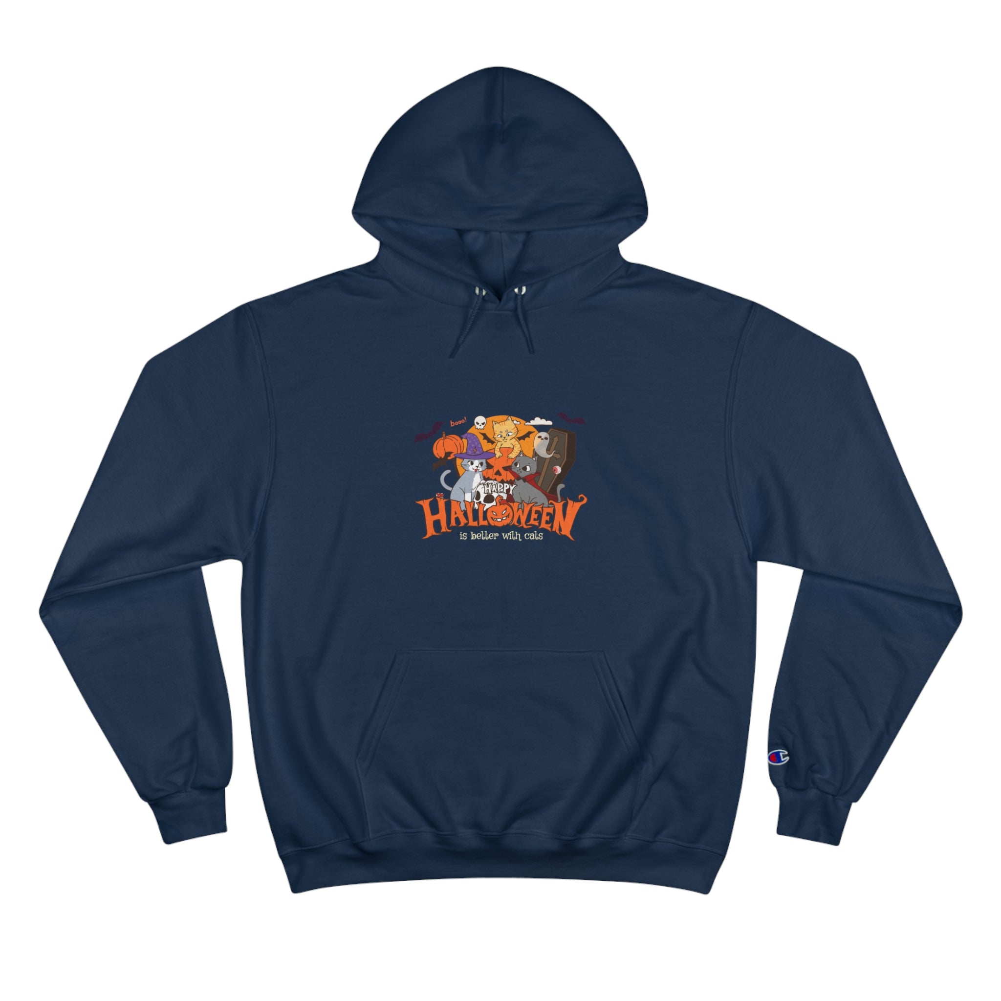 Halloween is Better with Cats | Champion Hoodie