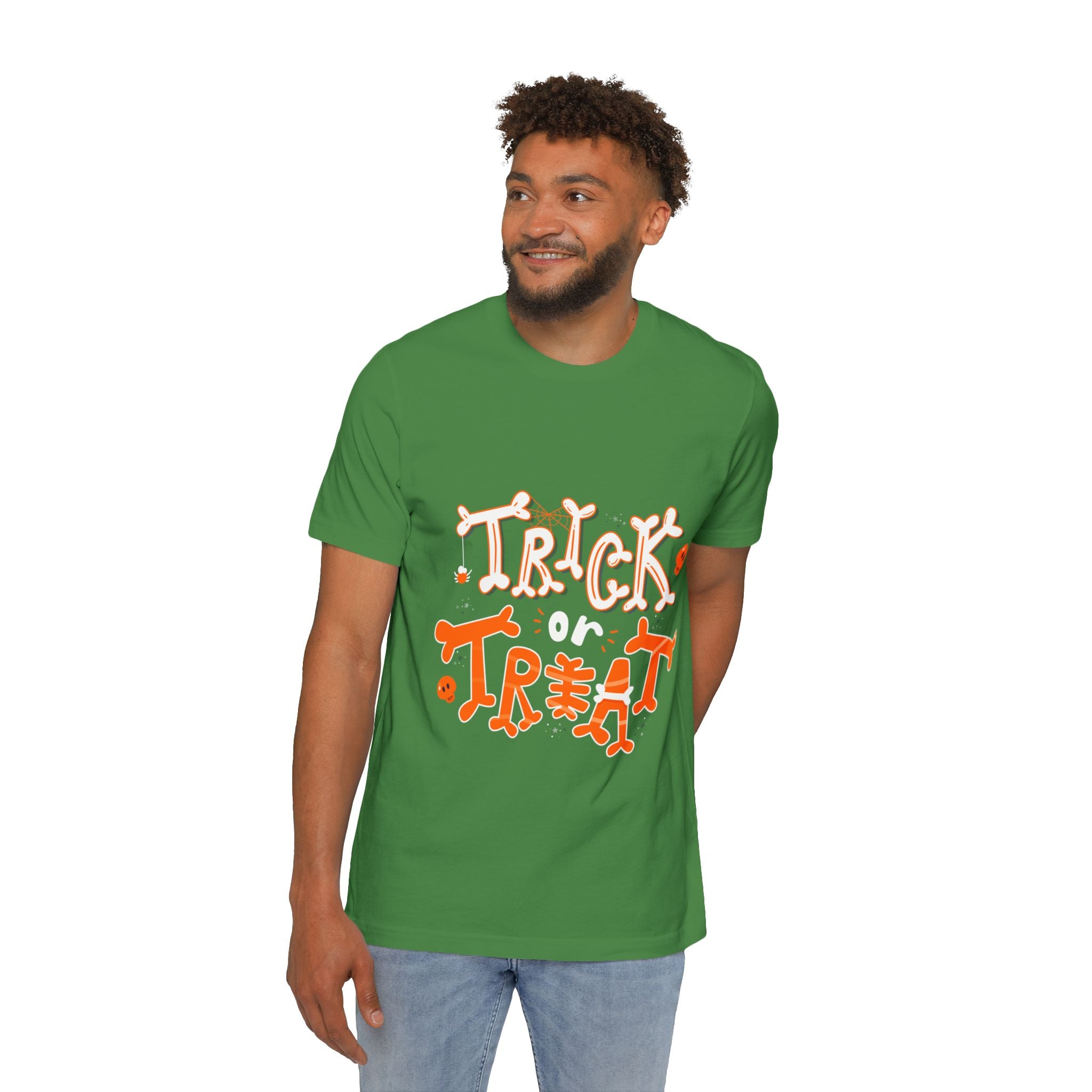 Halloween Trick or Treat | USA-Made Unisex Short-Sleeve Jersey T-Shirt