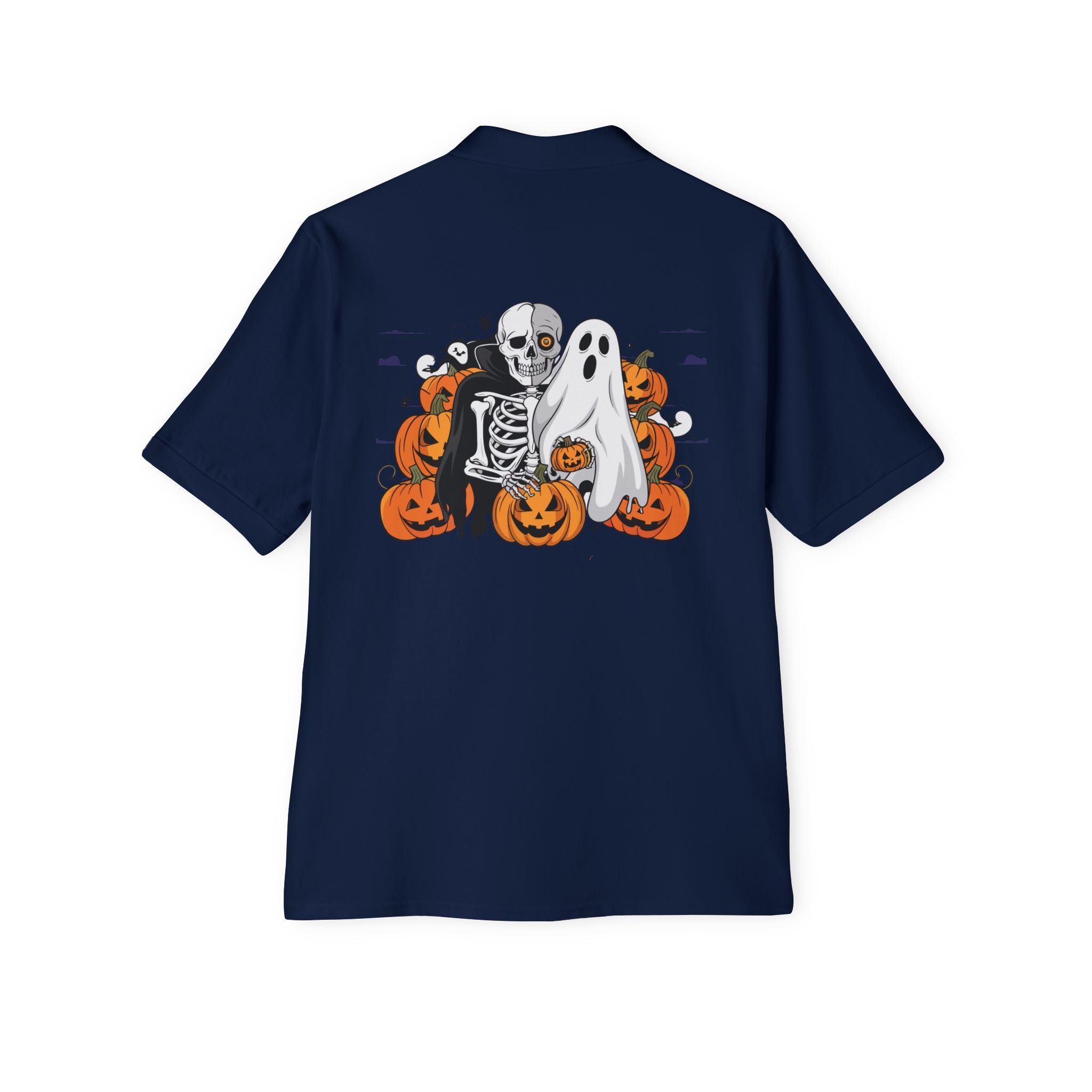 Halloween with Bats | Men's Piqué Polo