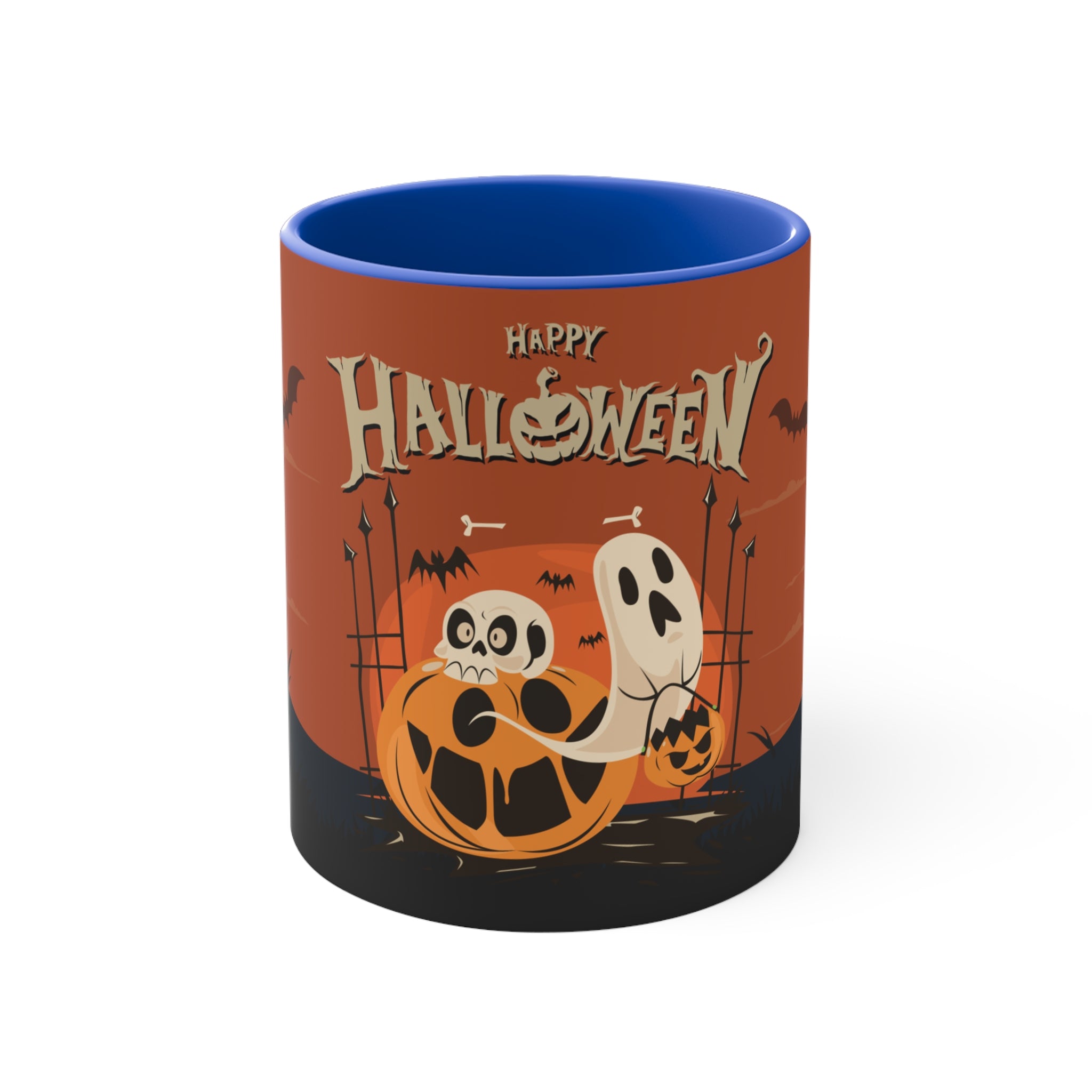 Happy Halloween with Pumpkin | Accent Mug
