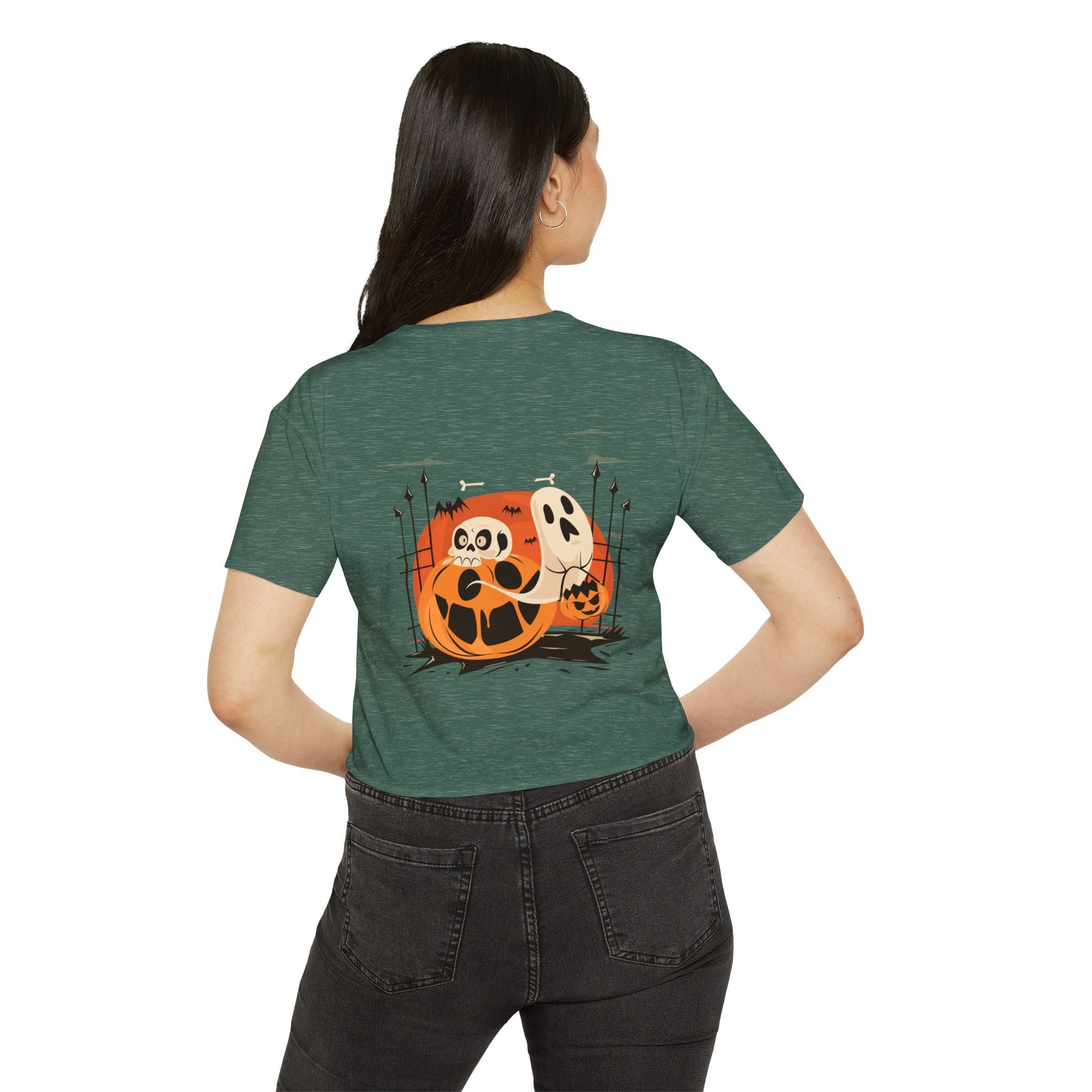 Halloween with Pumpkins | Women's Festival Crop Top