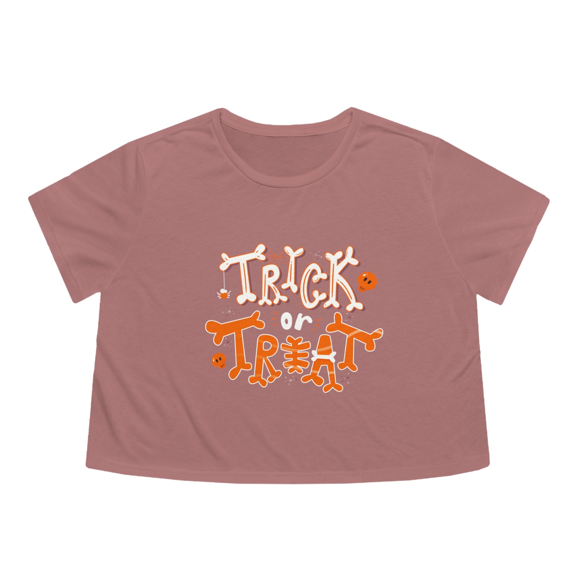 Halloween Trick or Treat | Women's Flowy Cropped Tee