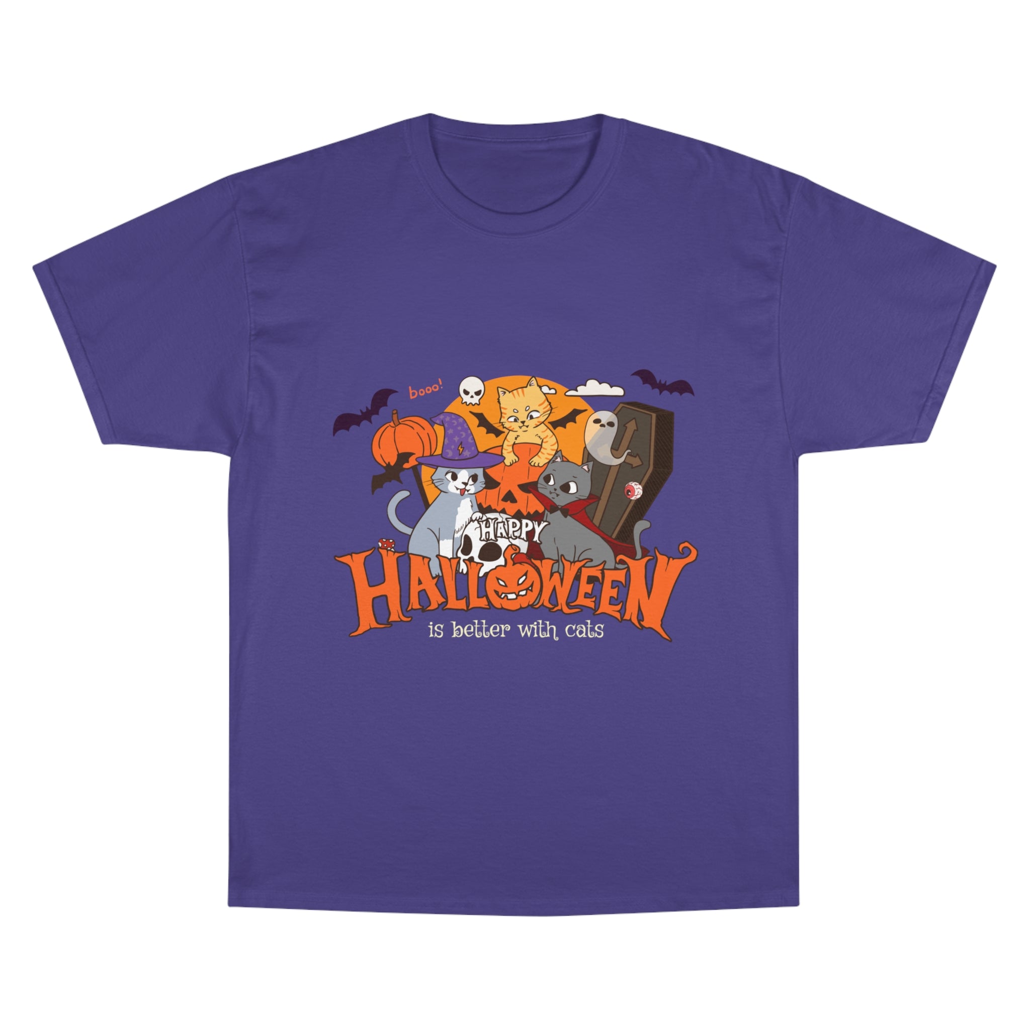 Halloween is Better with Cats | Champion T-Shirt