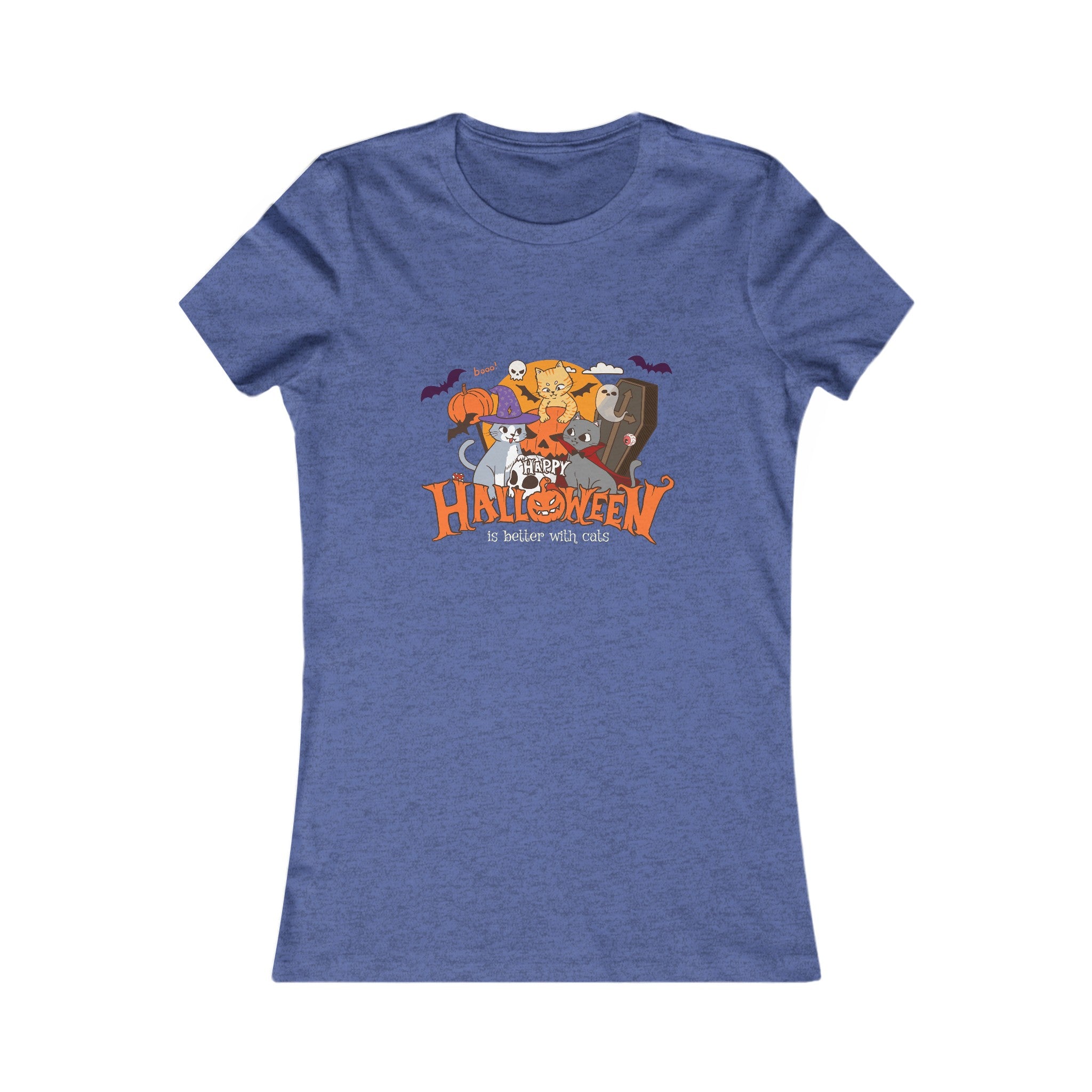 Halloween is Better with Cats | Women's Favorite Tee