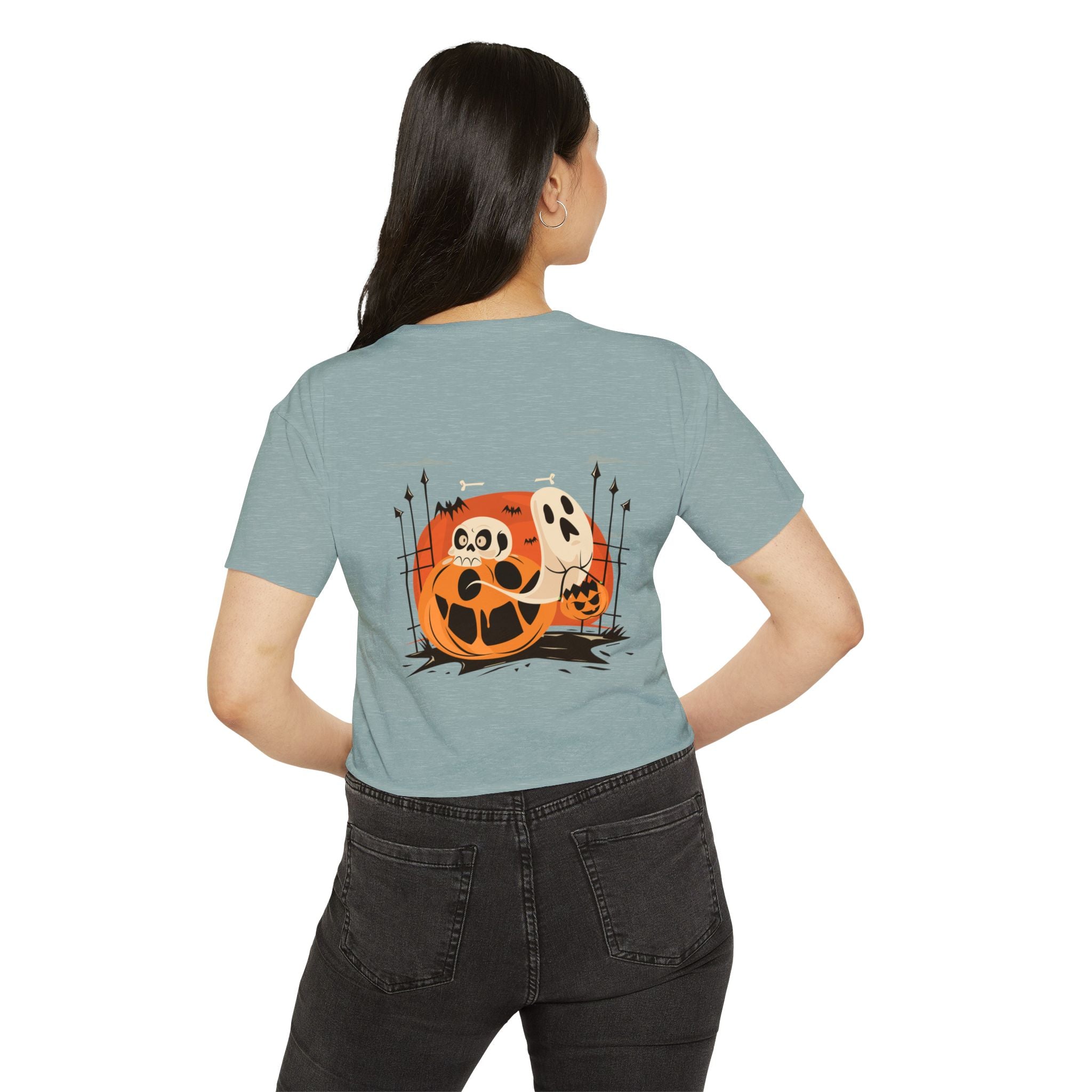 Halloween with Pumpkins | Women's Festival Crop Top