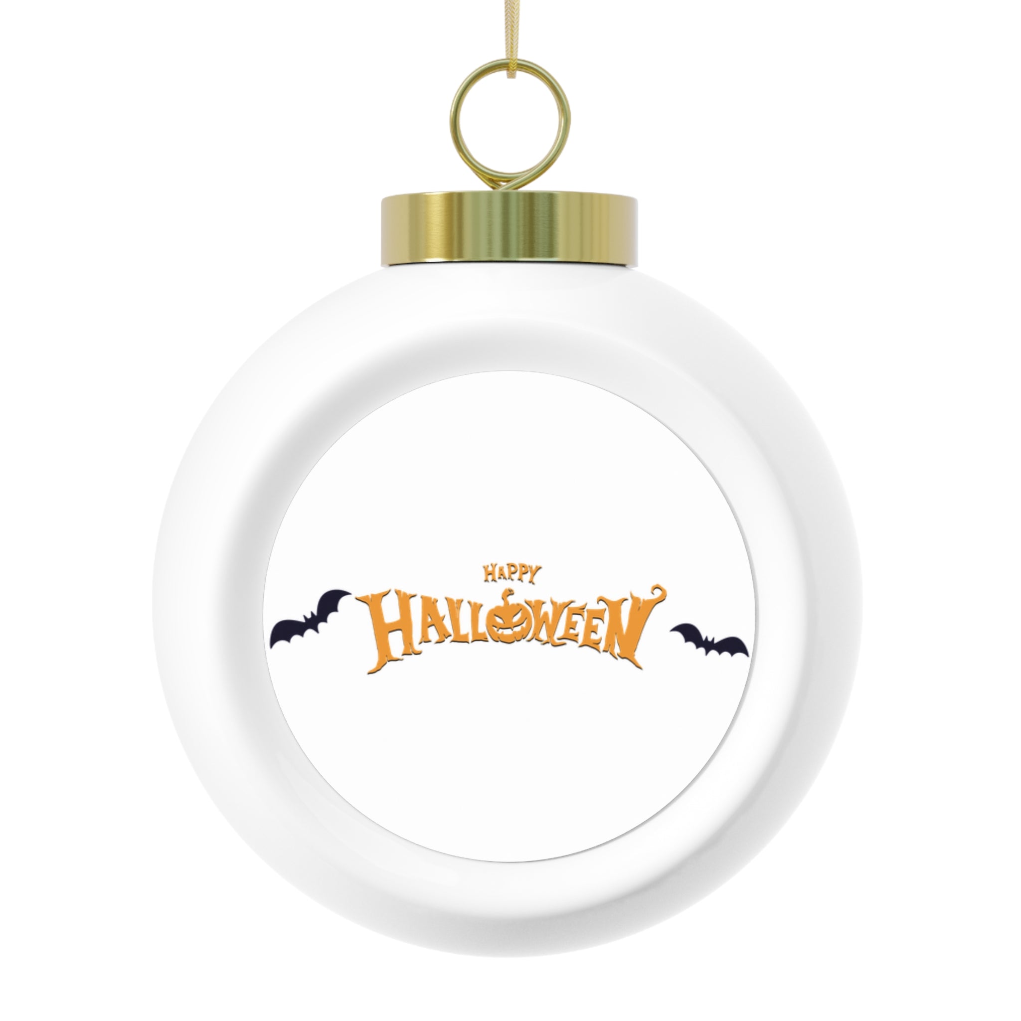 Halloween with Bats | Christmas Ball Ornament