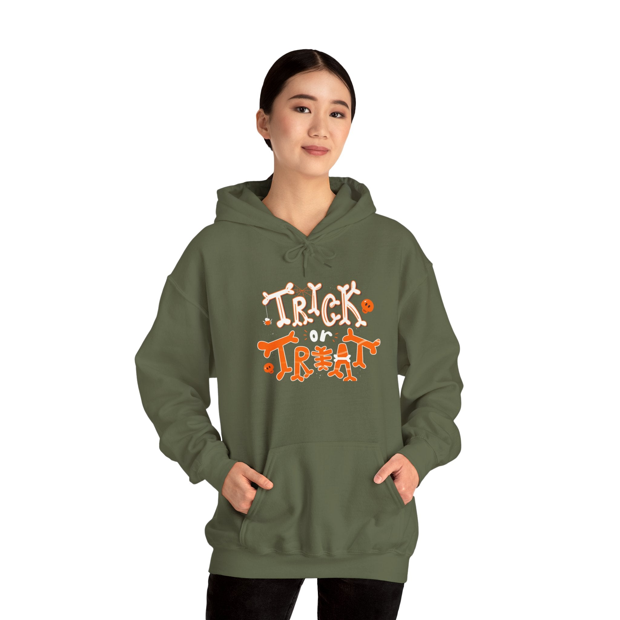 Halloween Trick or Treat  | Unisex Heavy Blend Hooded Sweatshirt