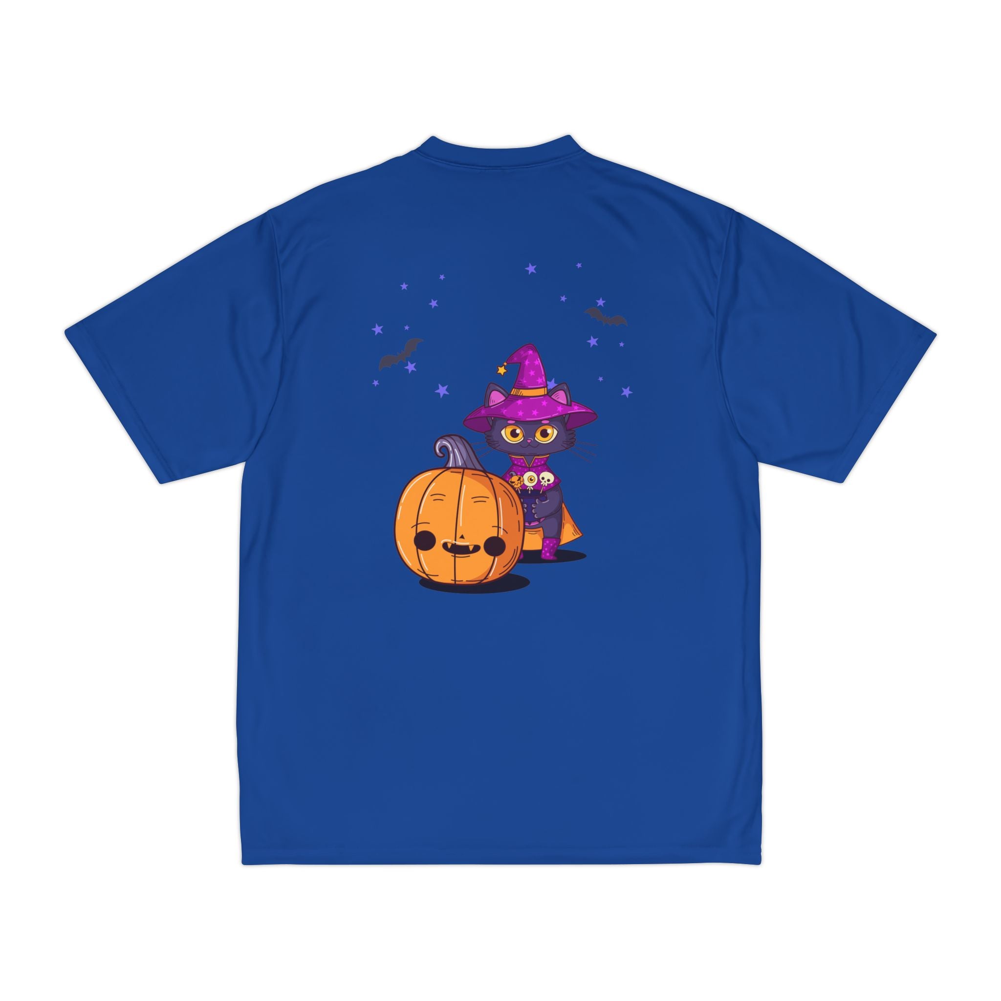 Halloween with Witch's Cats | Men's Performance T-Shirt