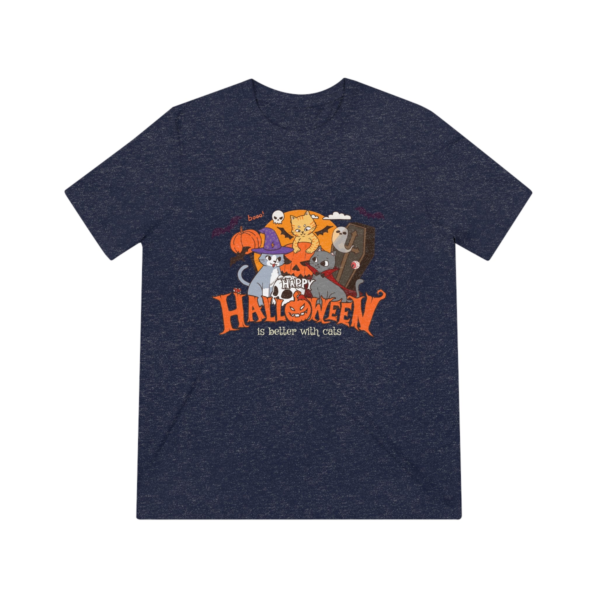 Halloween is Better with Cats | Unisex Triblend Tee