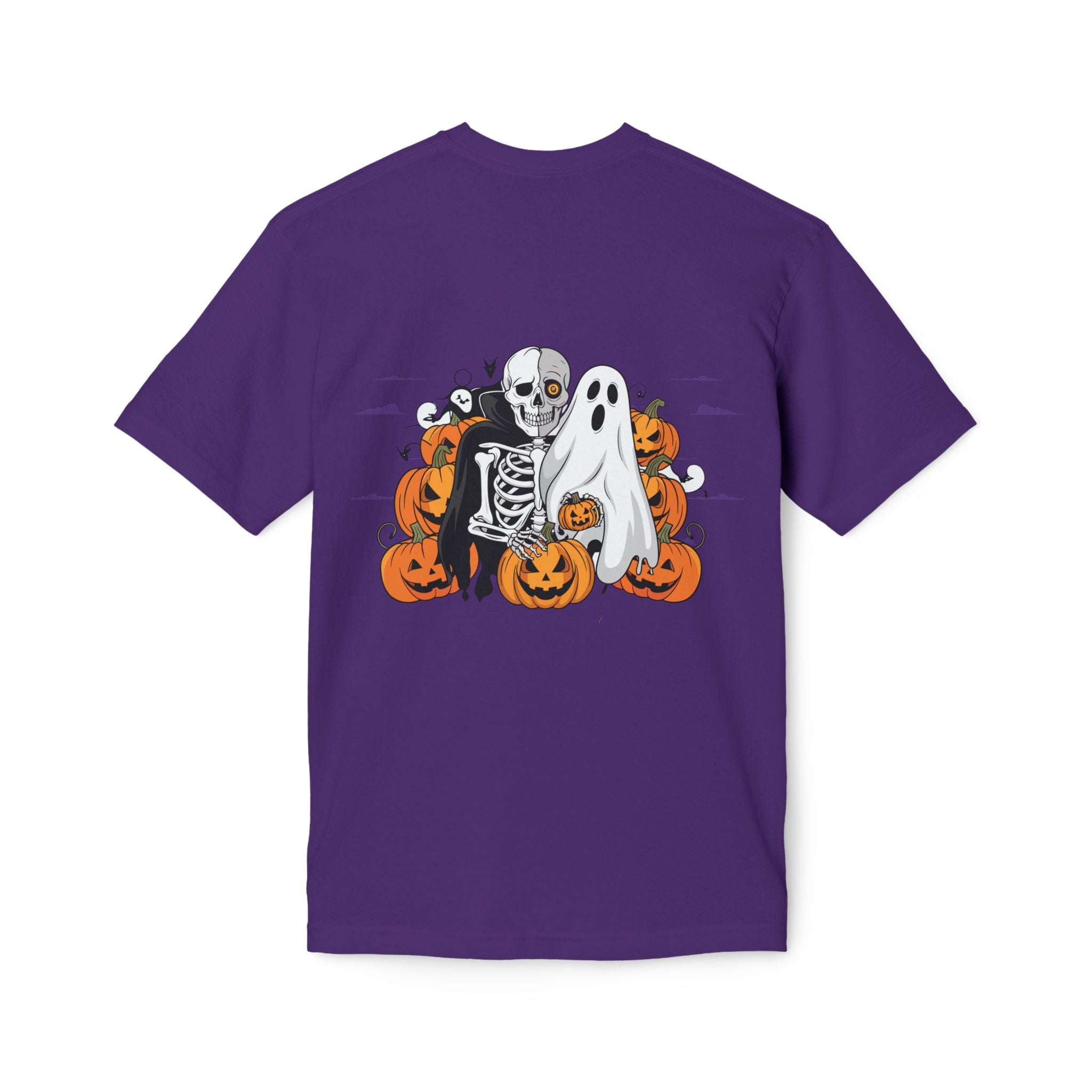 Halloween with Bats | Unisex Midweight T-shirt, Made in US