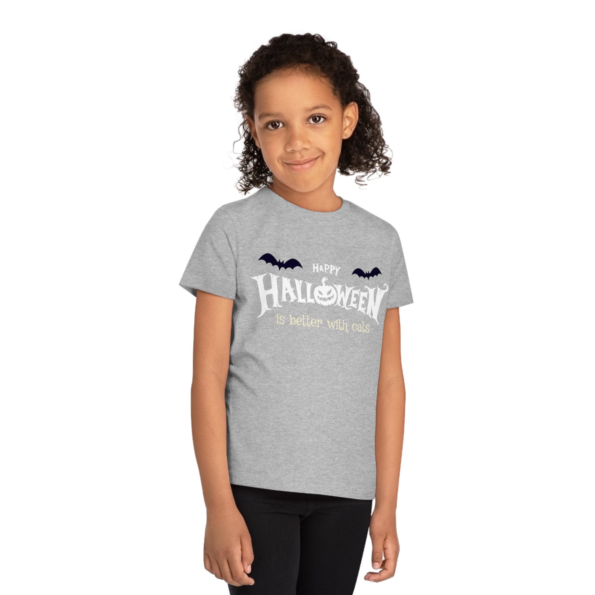 Halloween with Witch's Cats | Kids' Creator T-Shirt