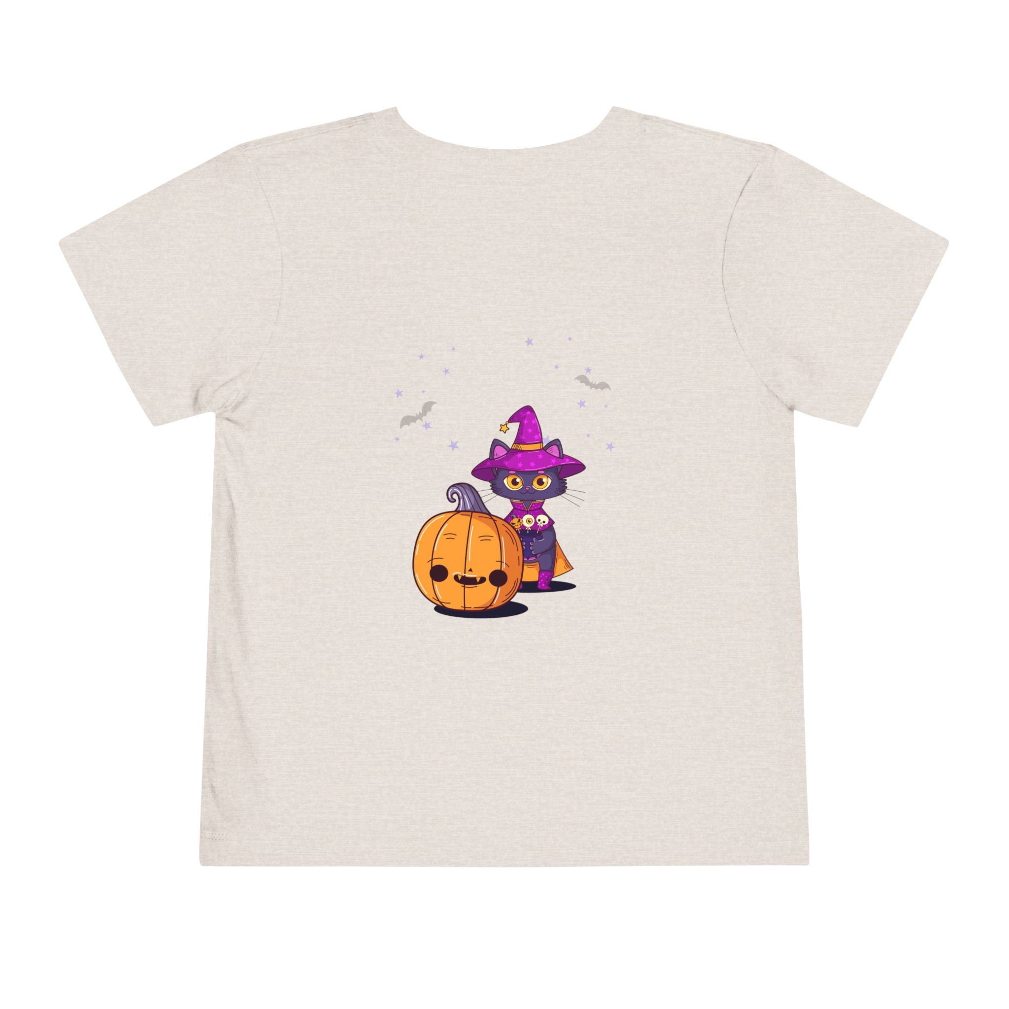 Halloween with Witch's Cats | Toddler Short Sleeve Tee