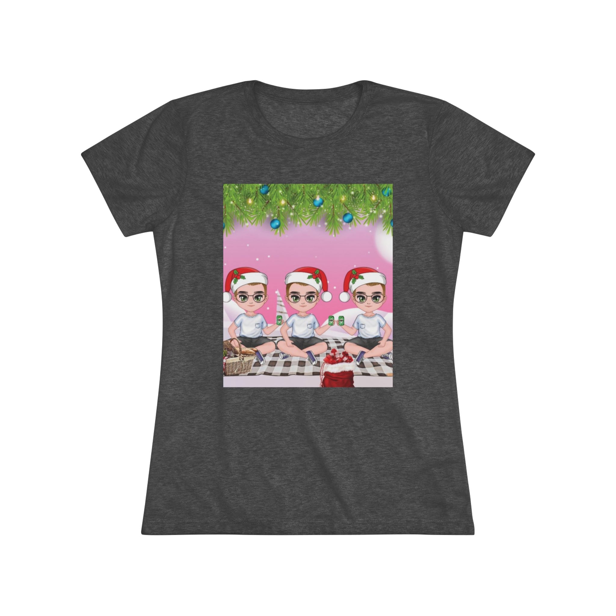 HAPPY CHRISTMAS DAY Women's Triblend Tee