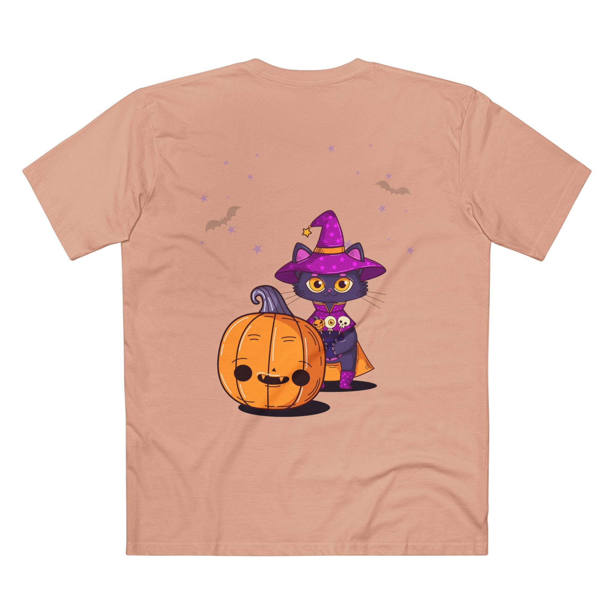Halloween with Witch's Cats | Men's Staple Tee